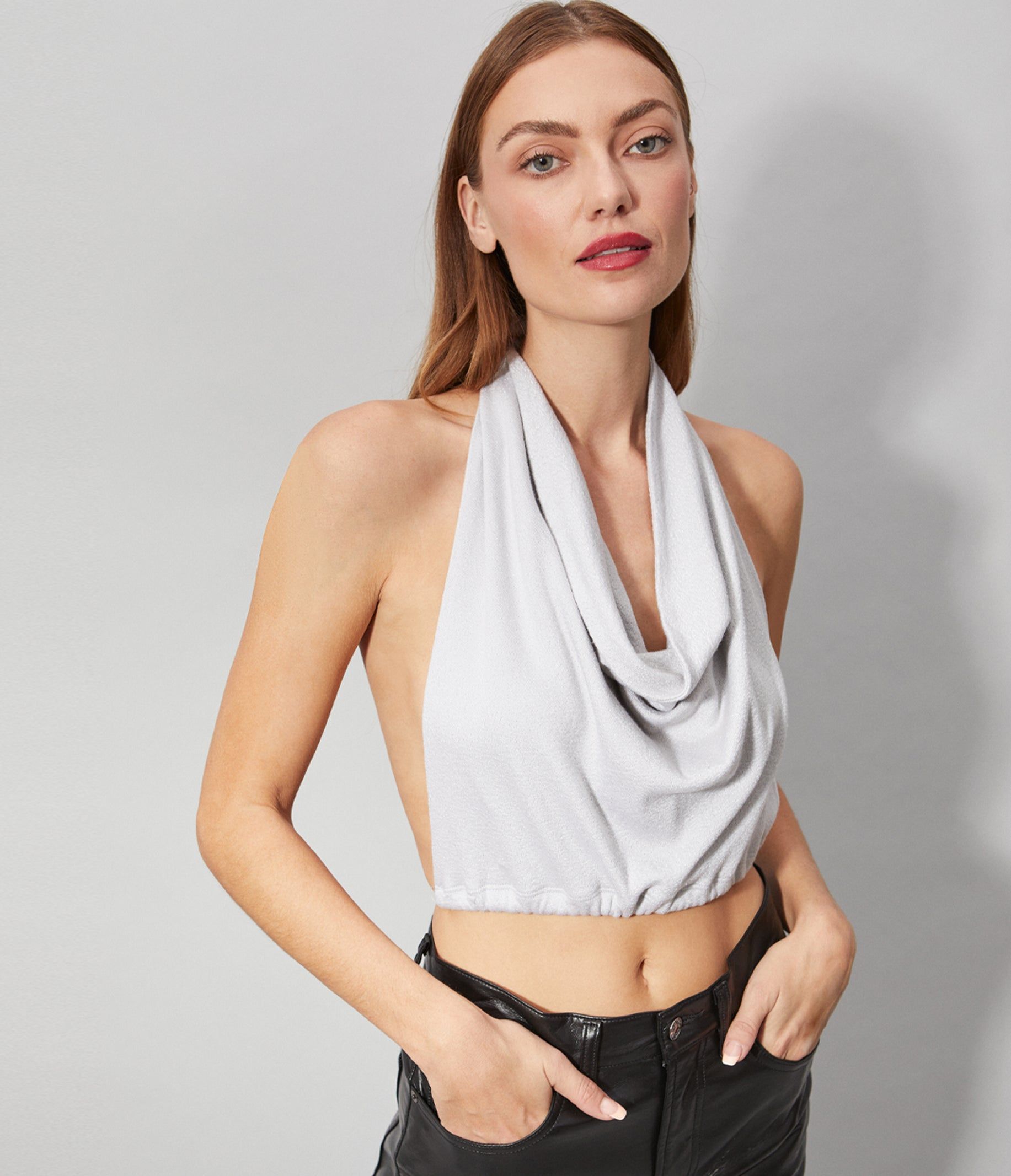 Candace Shine Halter Tank sold by Michael Stars product image thumbnail 5