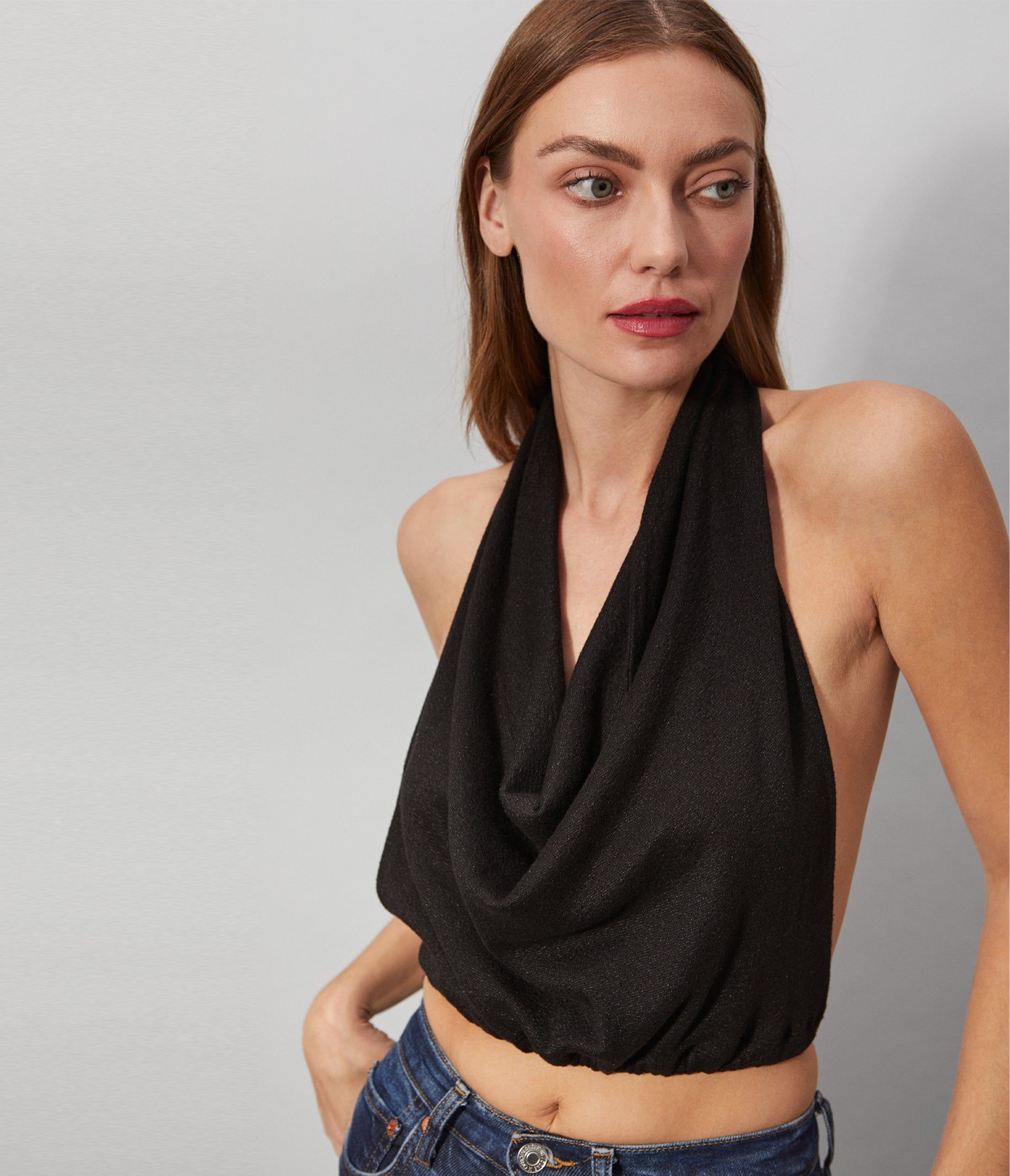 Candace Shine Halter Tank sold by Michael Stars product image thumbnail 9