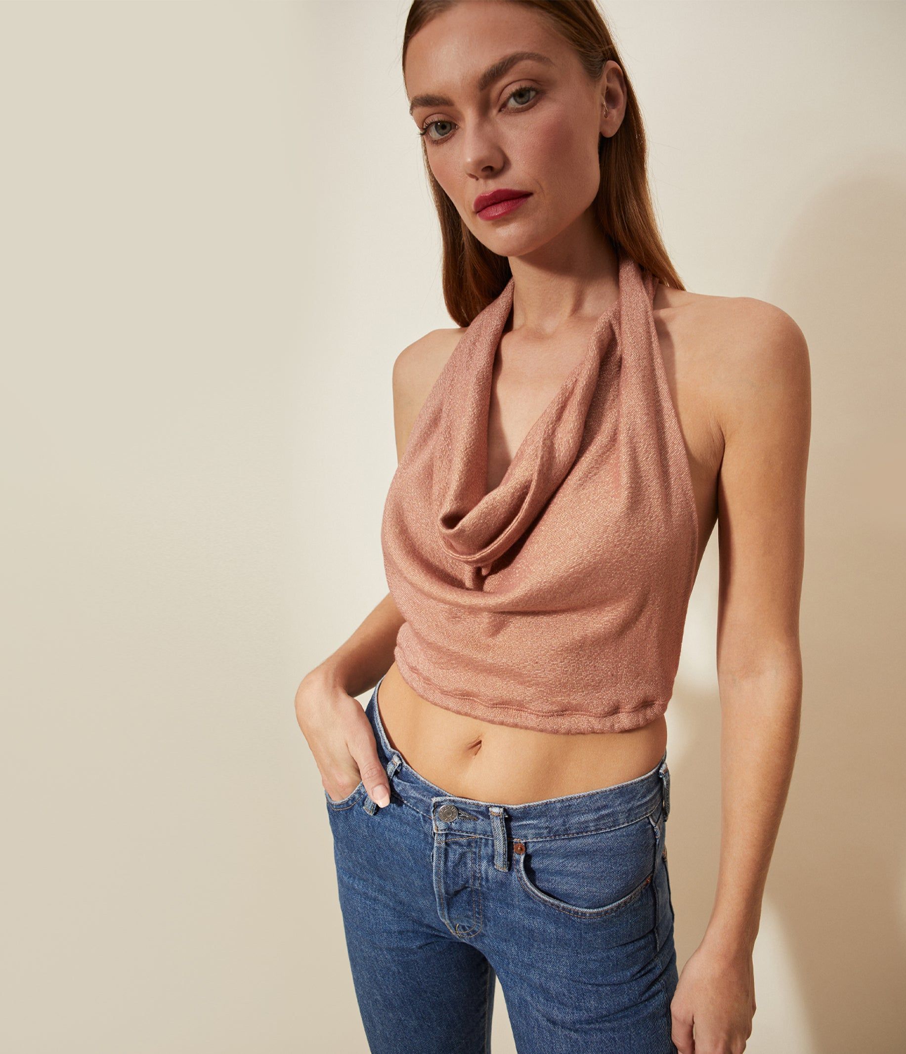 Candace Shine Halter Tank sold by Michael Stars product image thumbnail 29