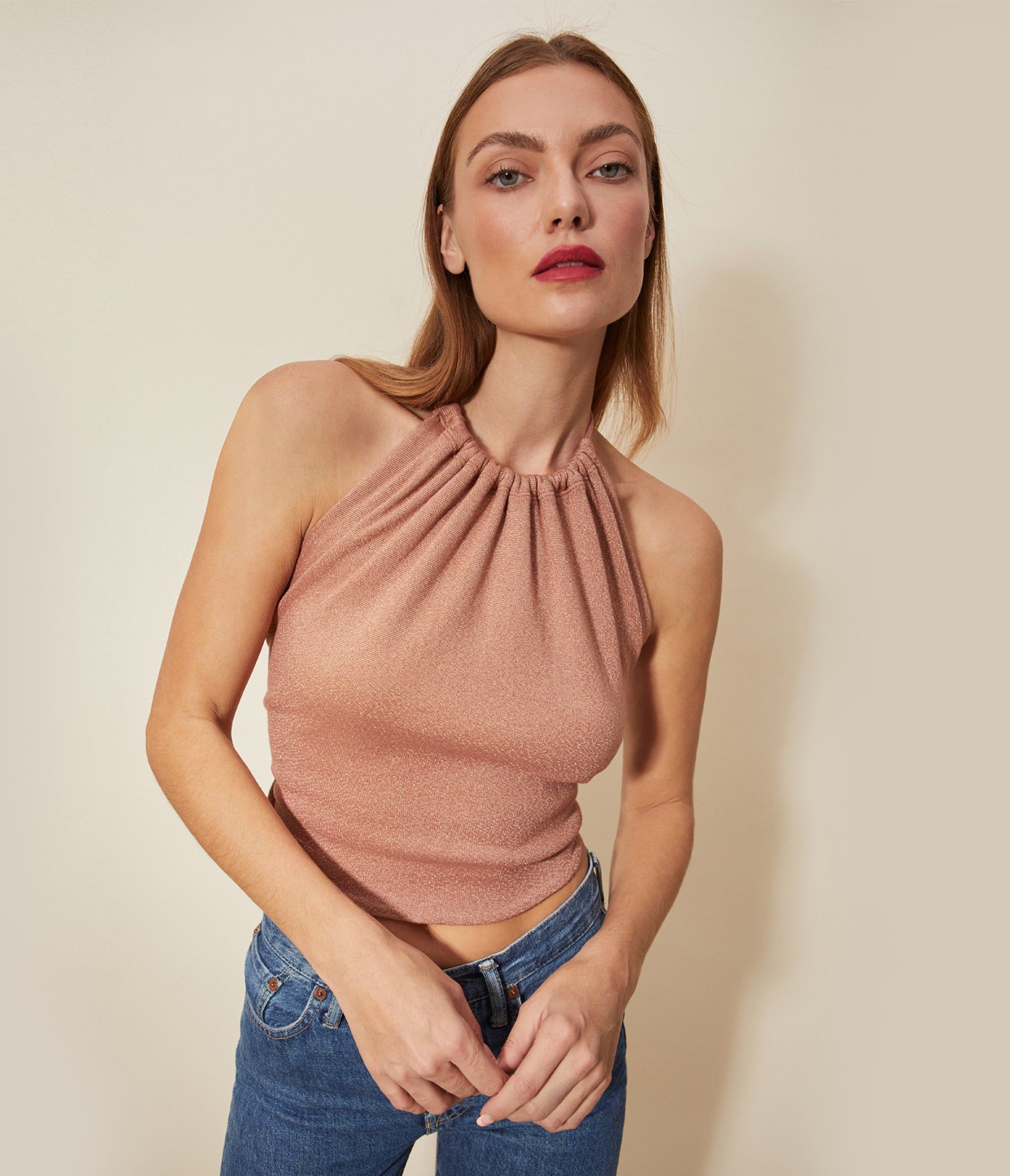 Candace Shine Halter Tank sold by Michael Stars product image thumbnail 26