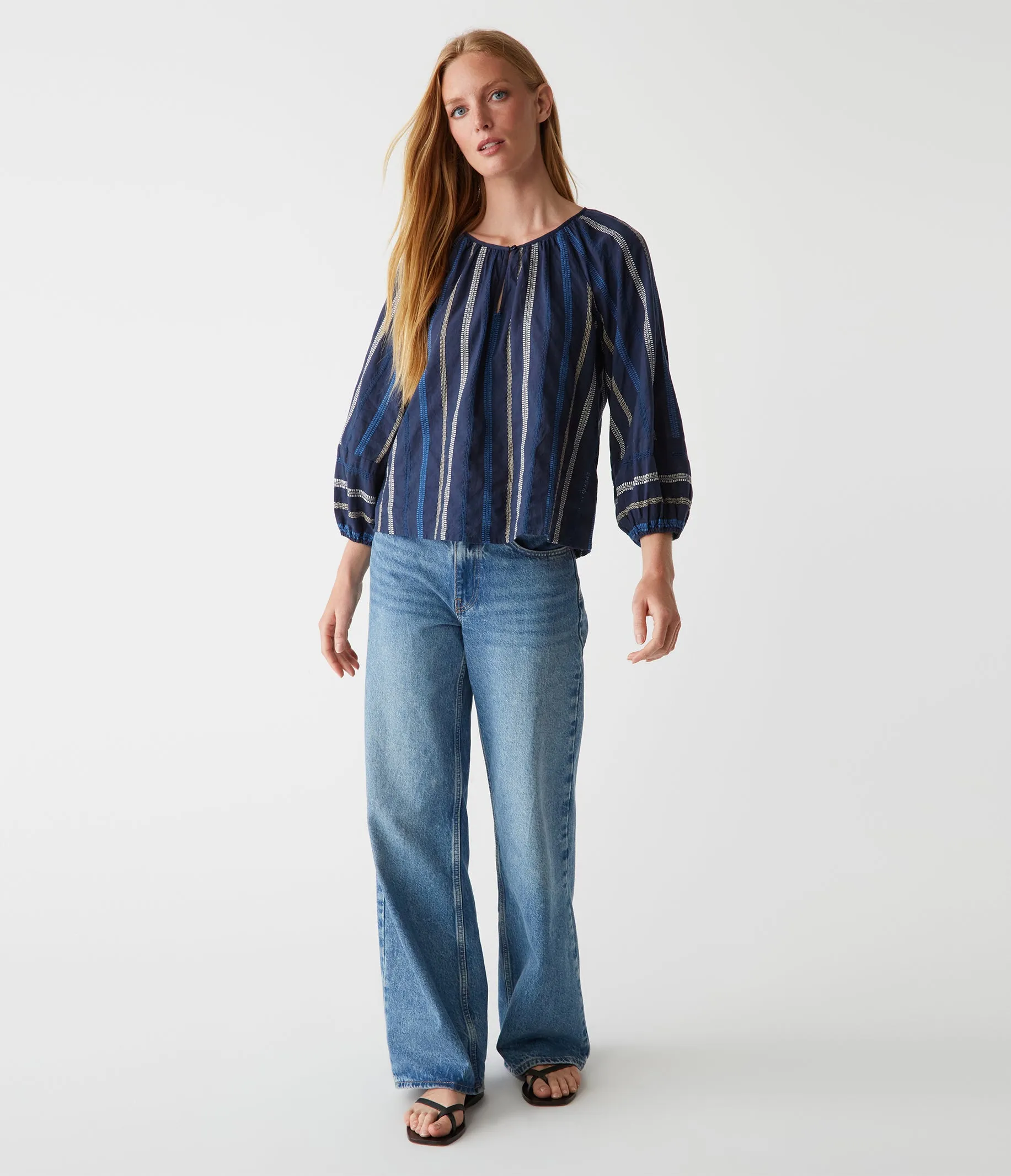 Ellie Balloon Sleeve Top sold by Michael Stars product image thumbnail 2