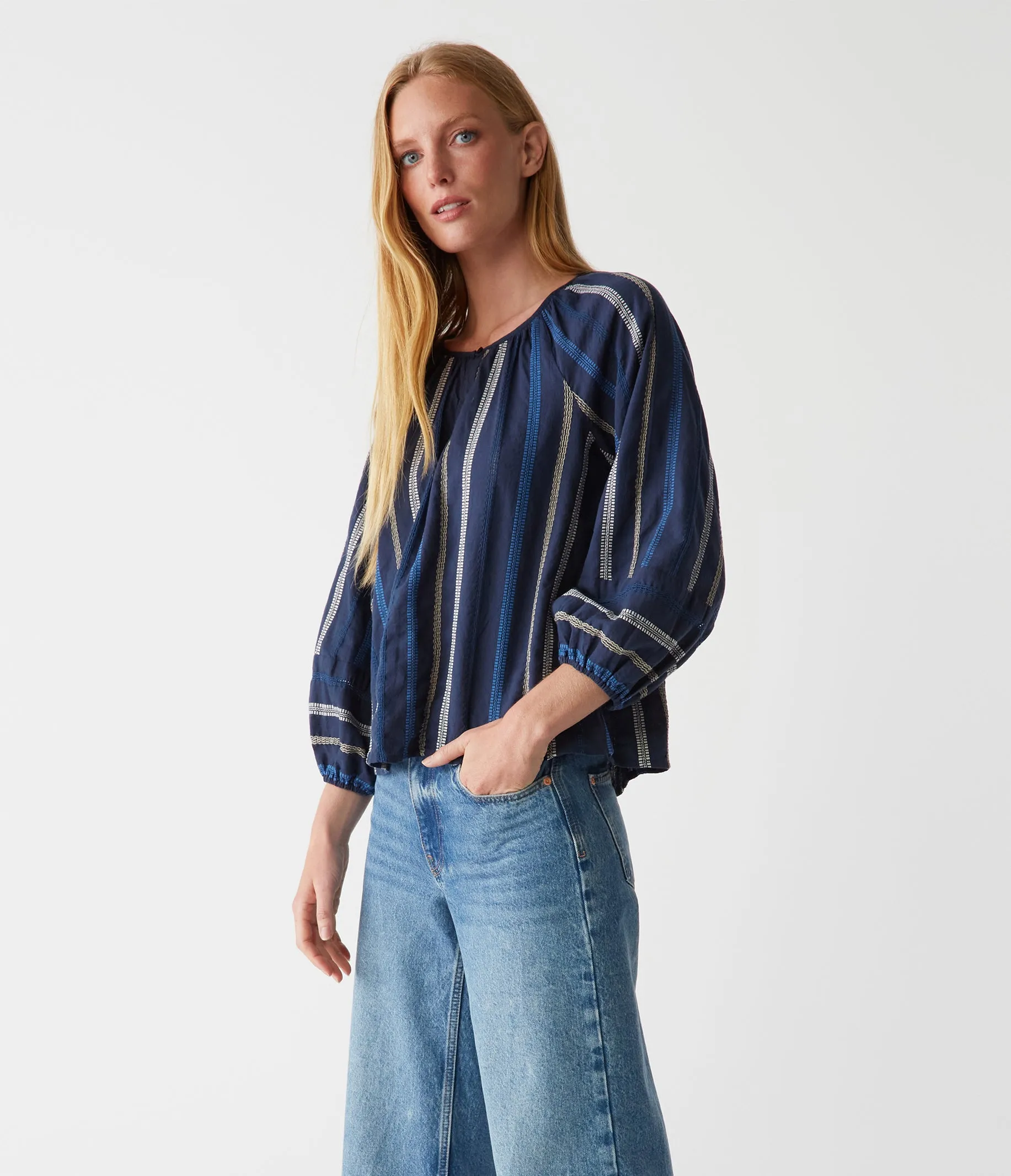 Ellie Balloon Sleeve Top sold by Michael Stars product image thumbnail 3