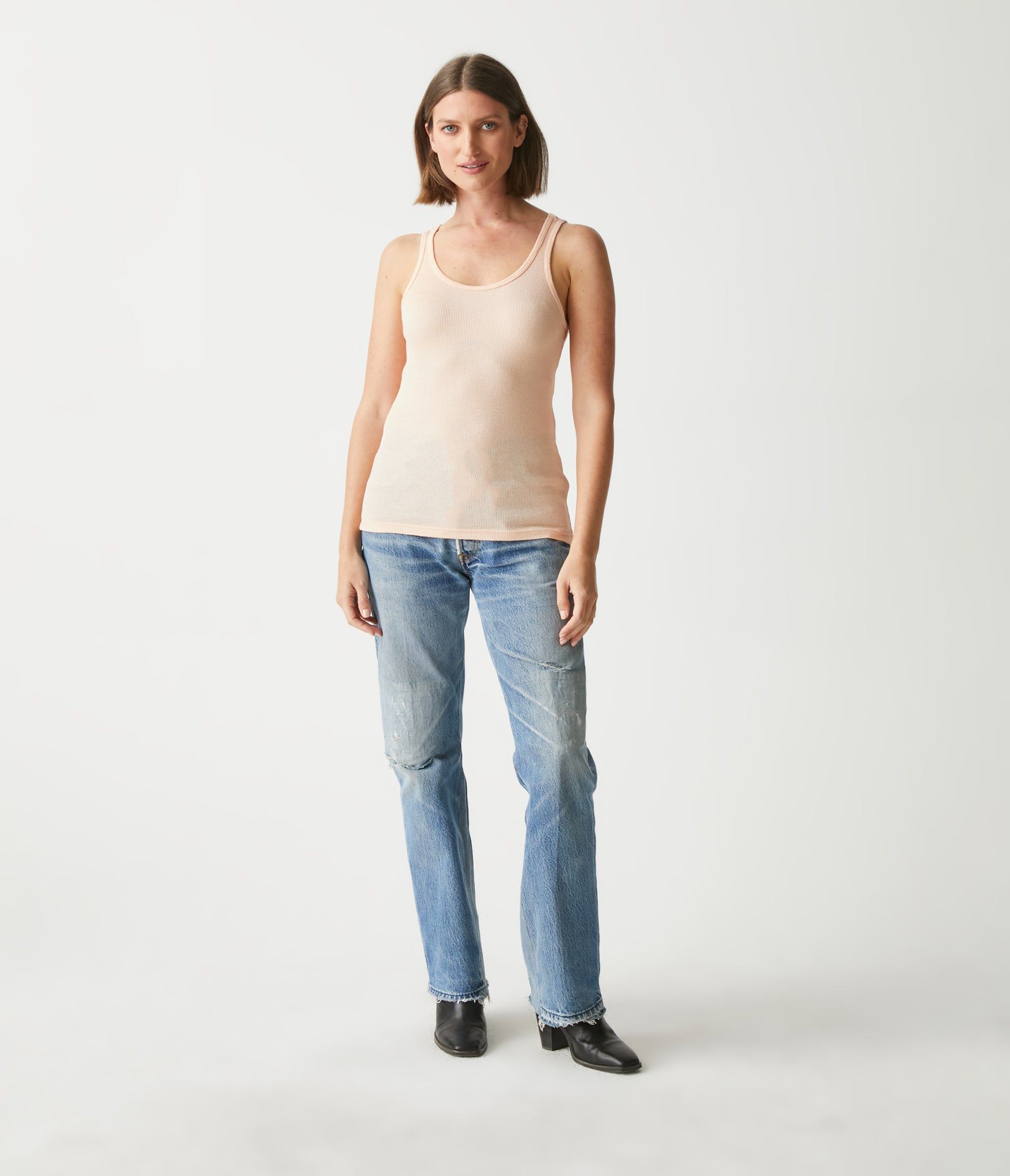 Ezra Shine Tank sold by Michael Stars product image thumbnail 2