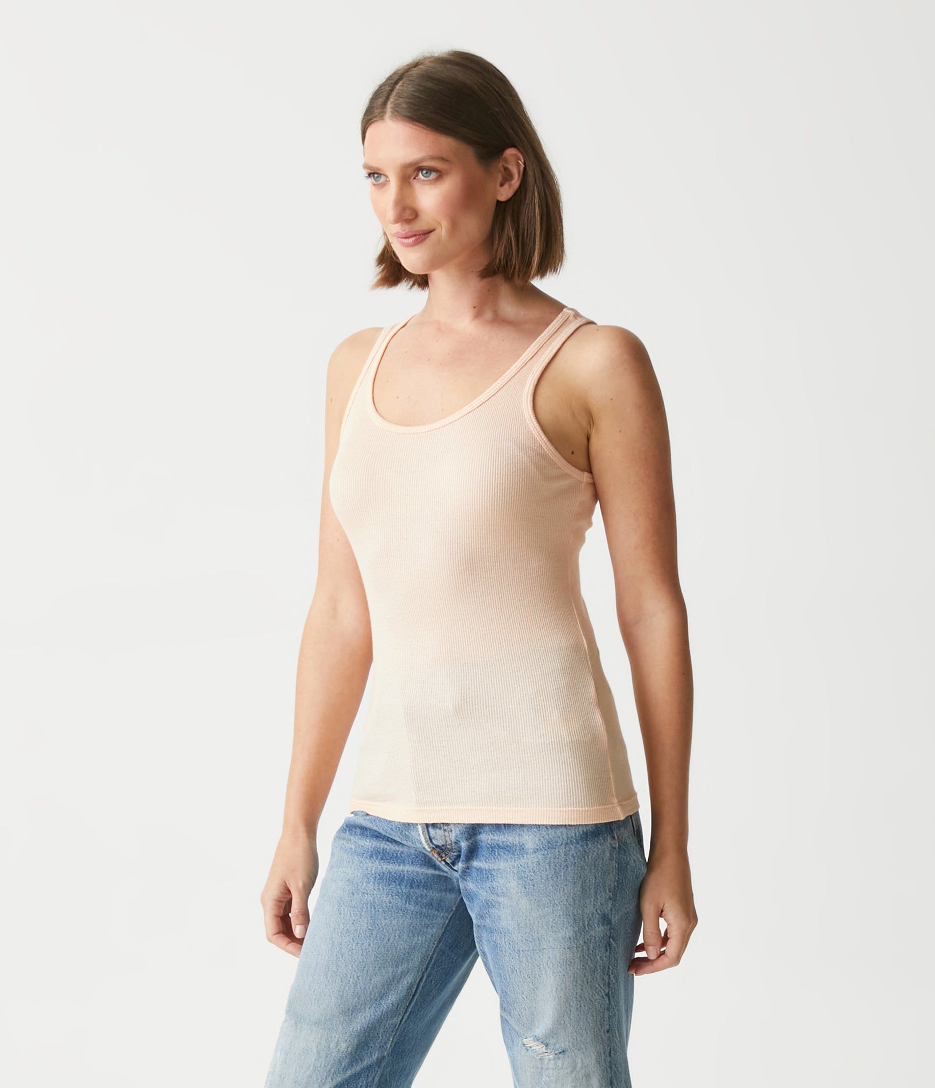 Ezra Shine Tank sold by Michael Stars product image thumbnail 3