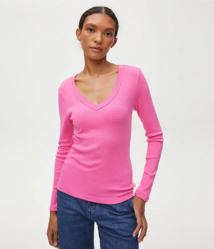 Layla V-Neck Tee sold by Michael Stars