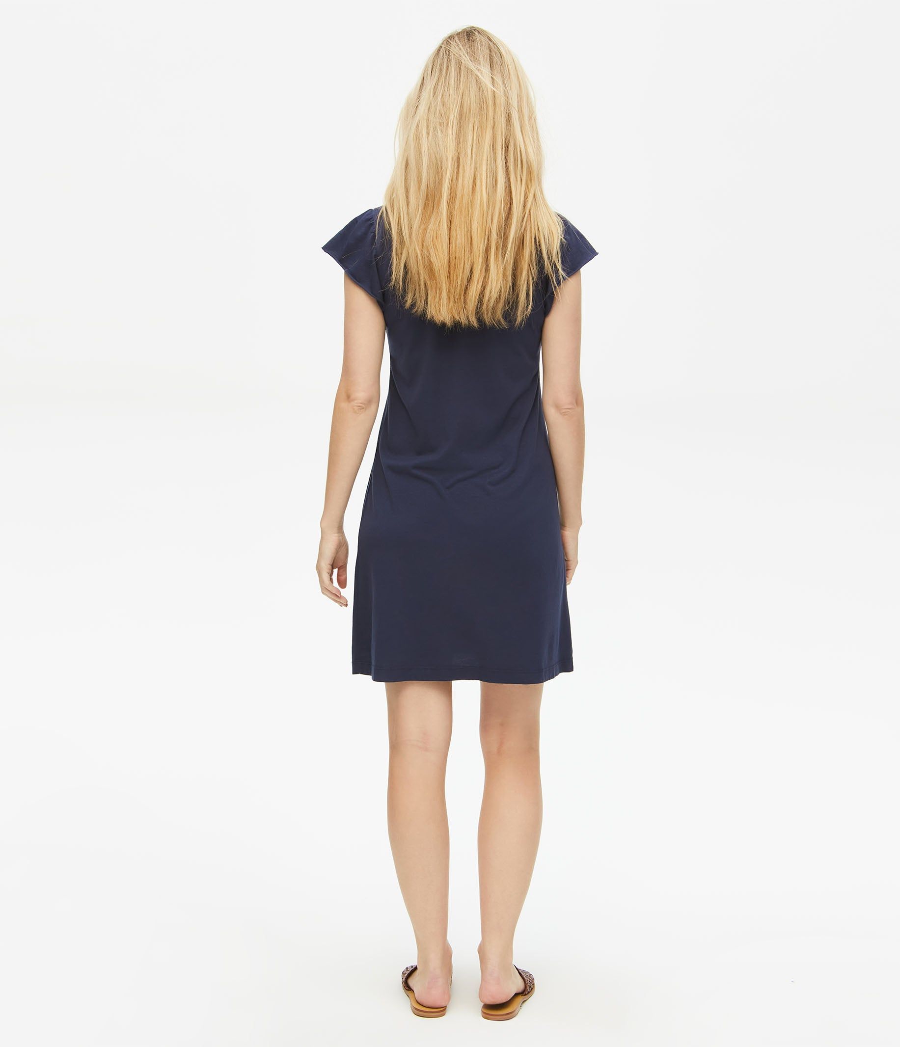 Dena Shirt Dress with Flutter Sleeves sold by Michael Stars product image thumbnail 19