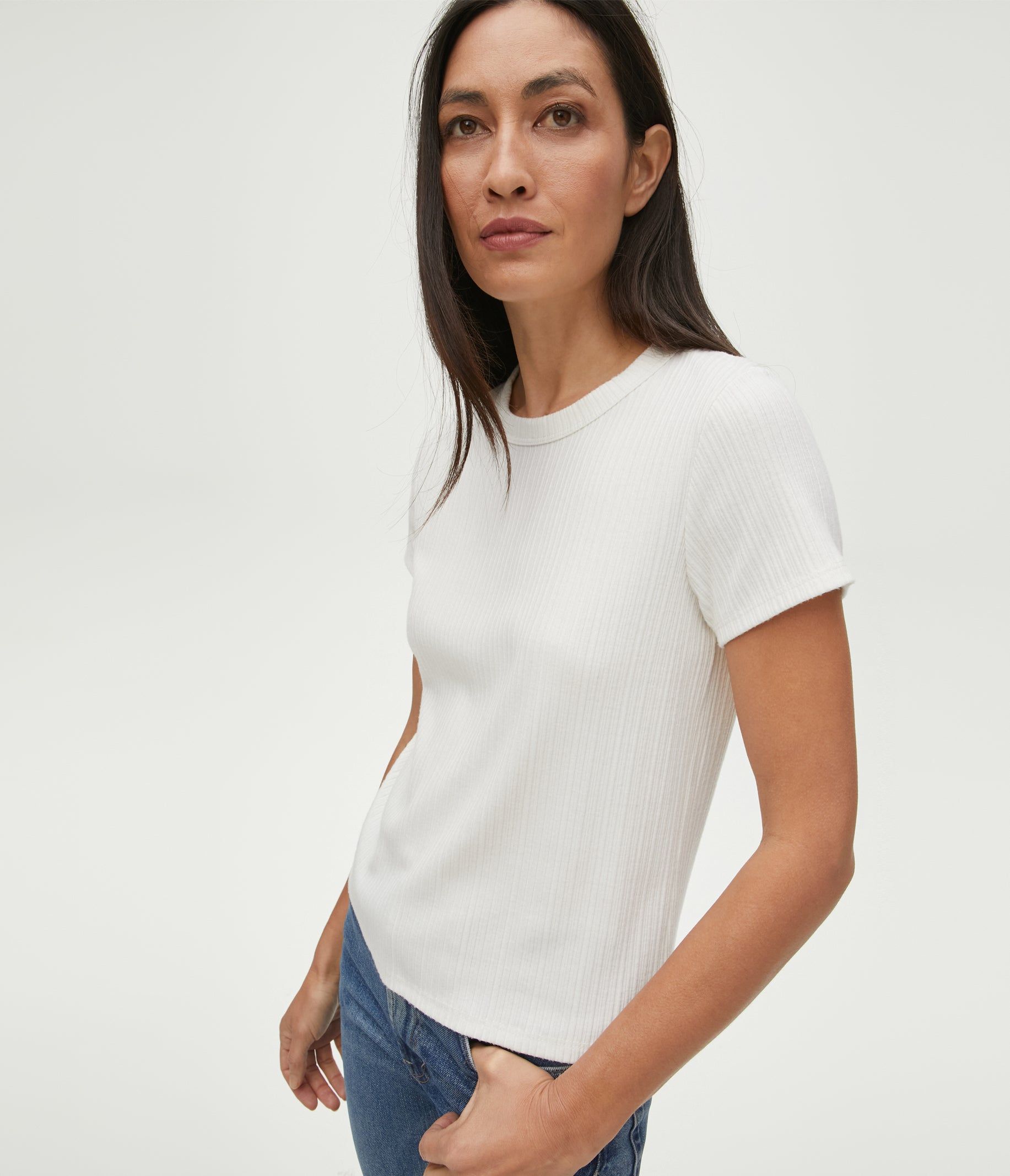 Marlena Ribbed Top sold by Michael Stars product image thumbnail 5