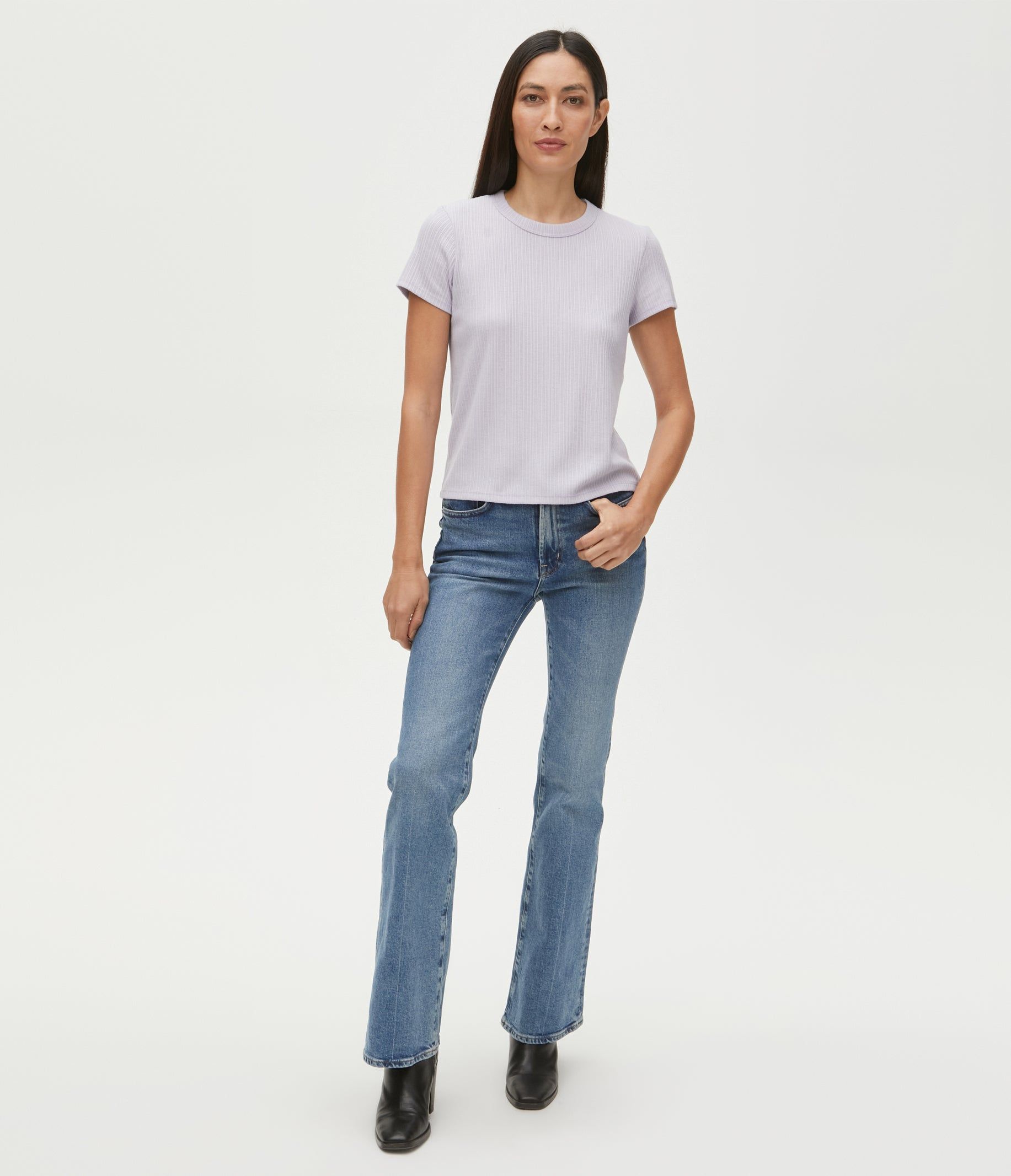 Marlena Ribbed Top sold by Michael Stars product image thumbnail 2