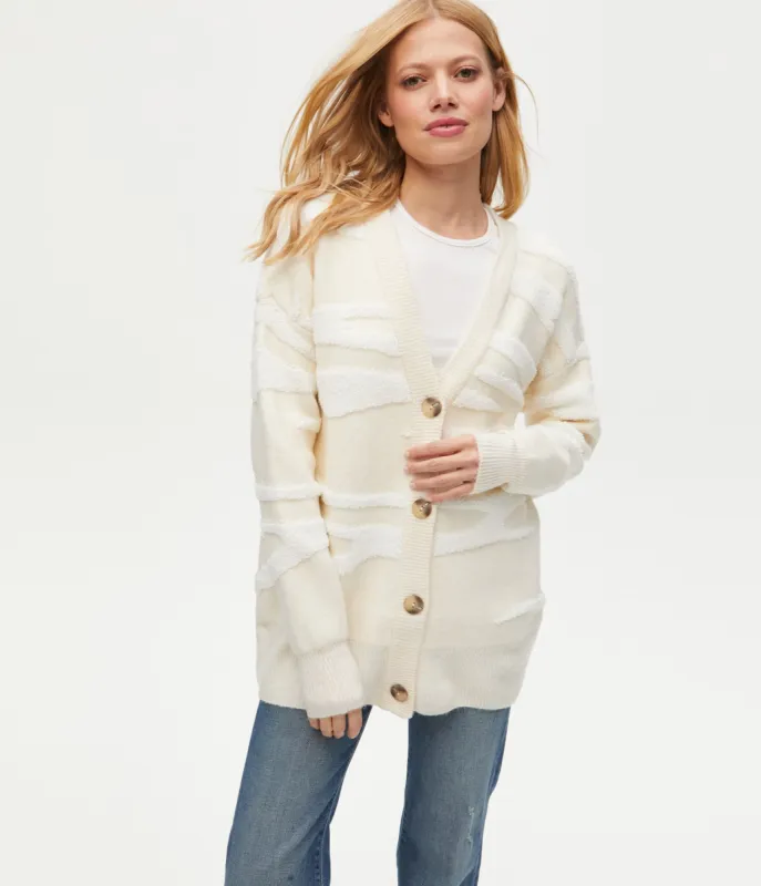 Nell Jacquard Cardigan sold by Michael Stars