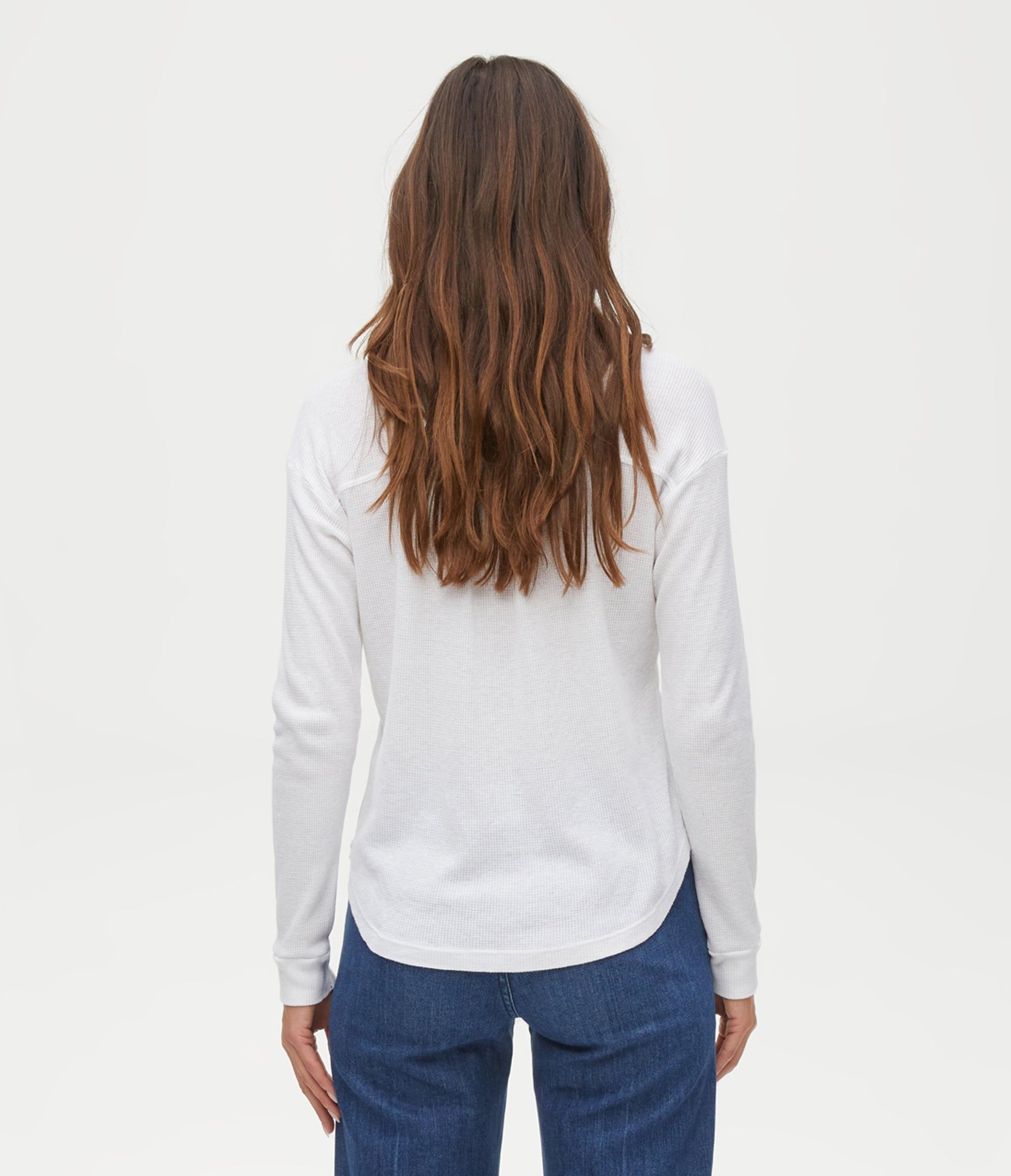 Amina Thermal Polo Tee sold by Michael Stars product image thumbnail 13