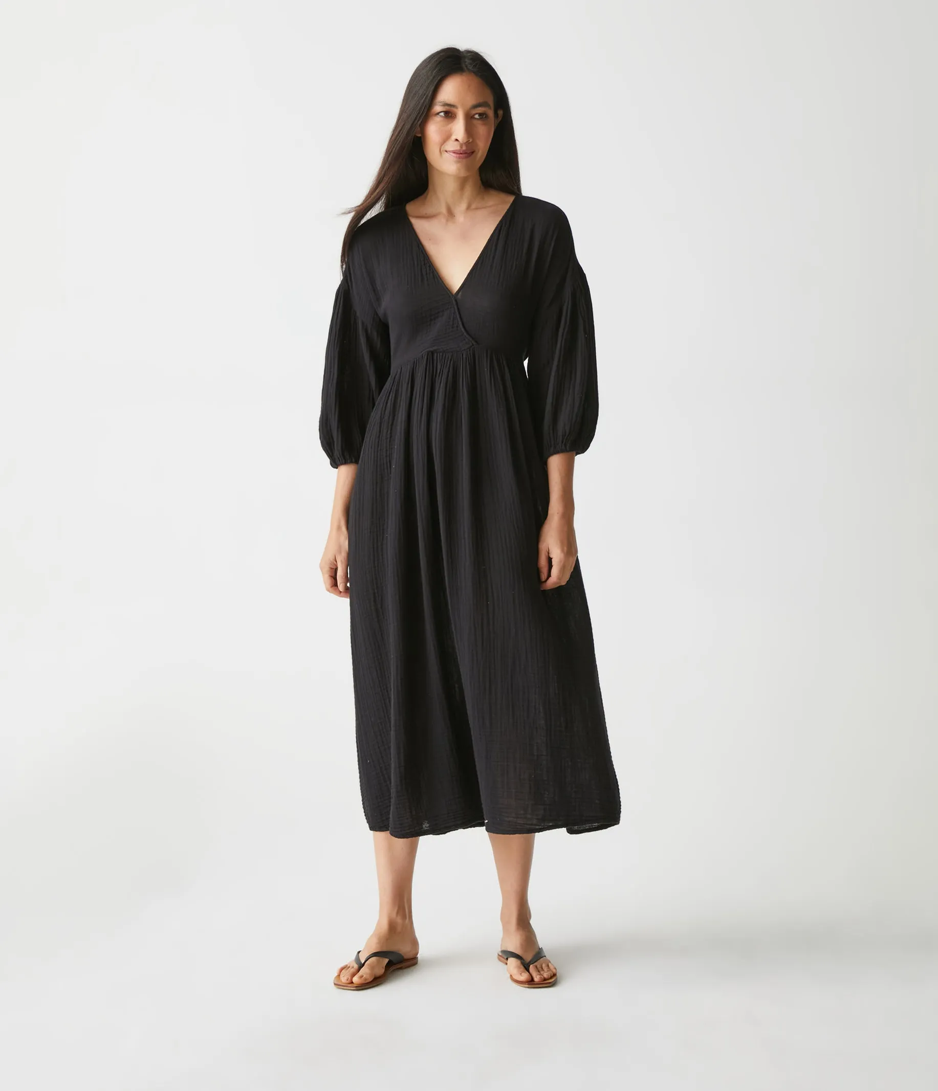 Isabella Gauze Midi Dress sold by Michael Stars product image thumbnail 2
