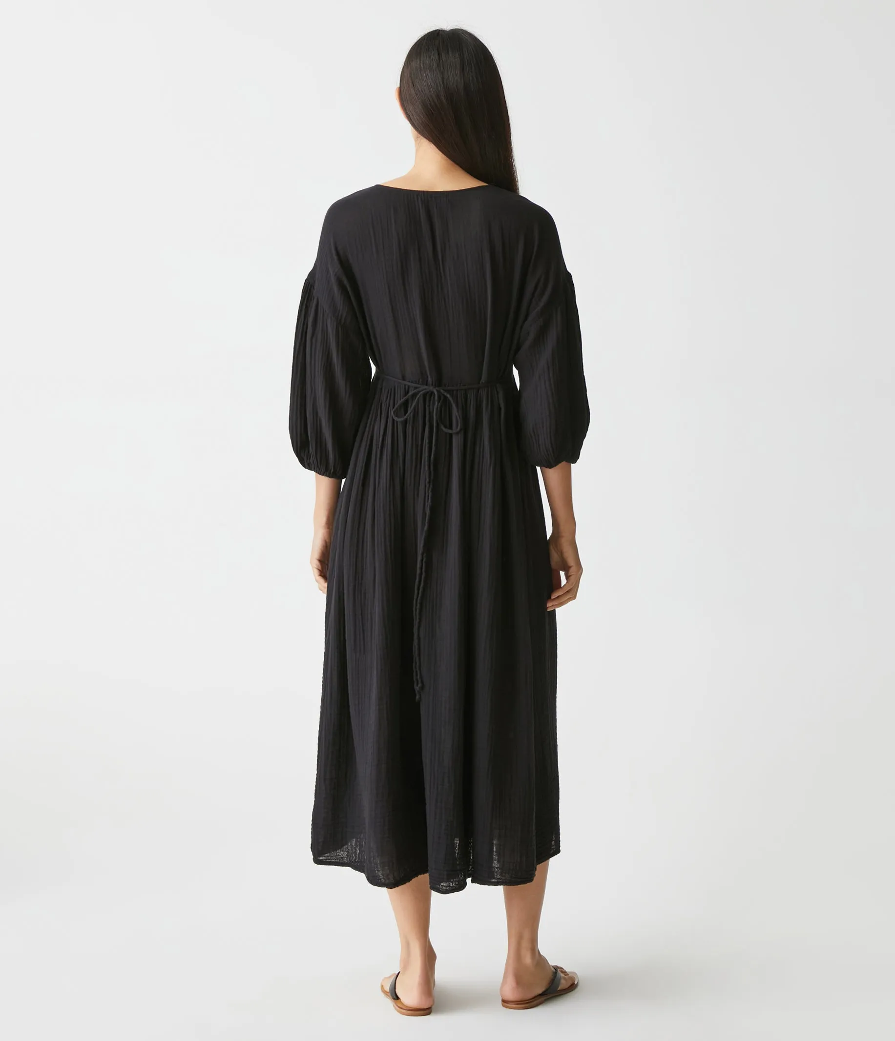 Isabella Gauze Midi Dress sold by Michael Stars product image thumbnail 4