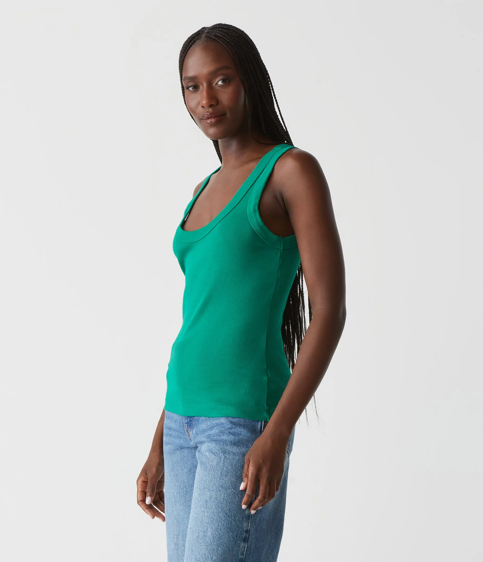 Nelly Scoop Neck Tank sold by Michael Stars product image thumbnail 3