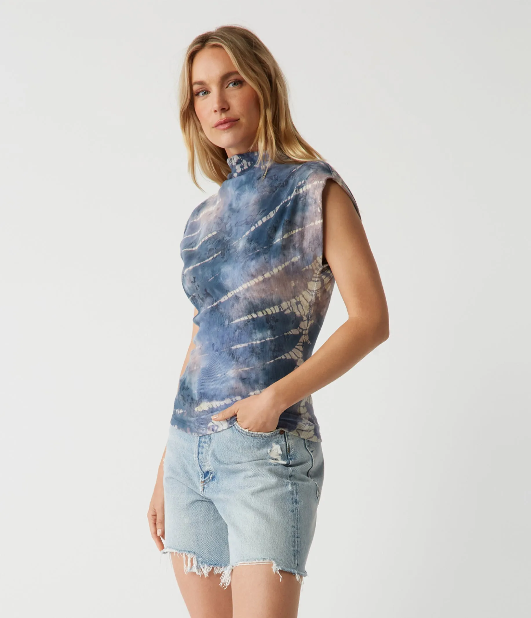 Aria Double Dye Top sold by Michael Stars product image thumbnail 4