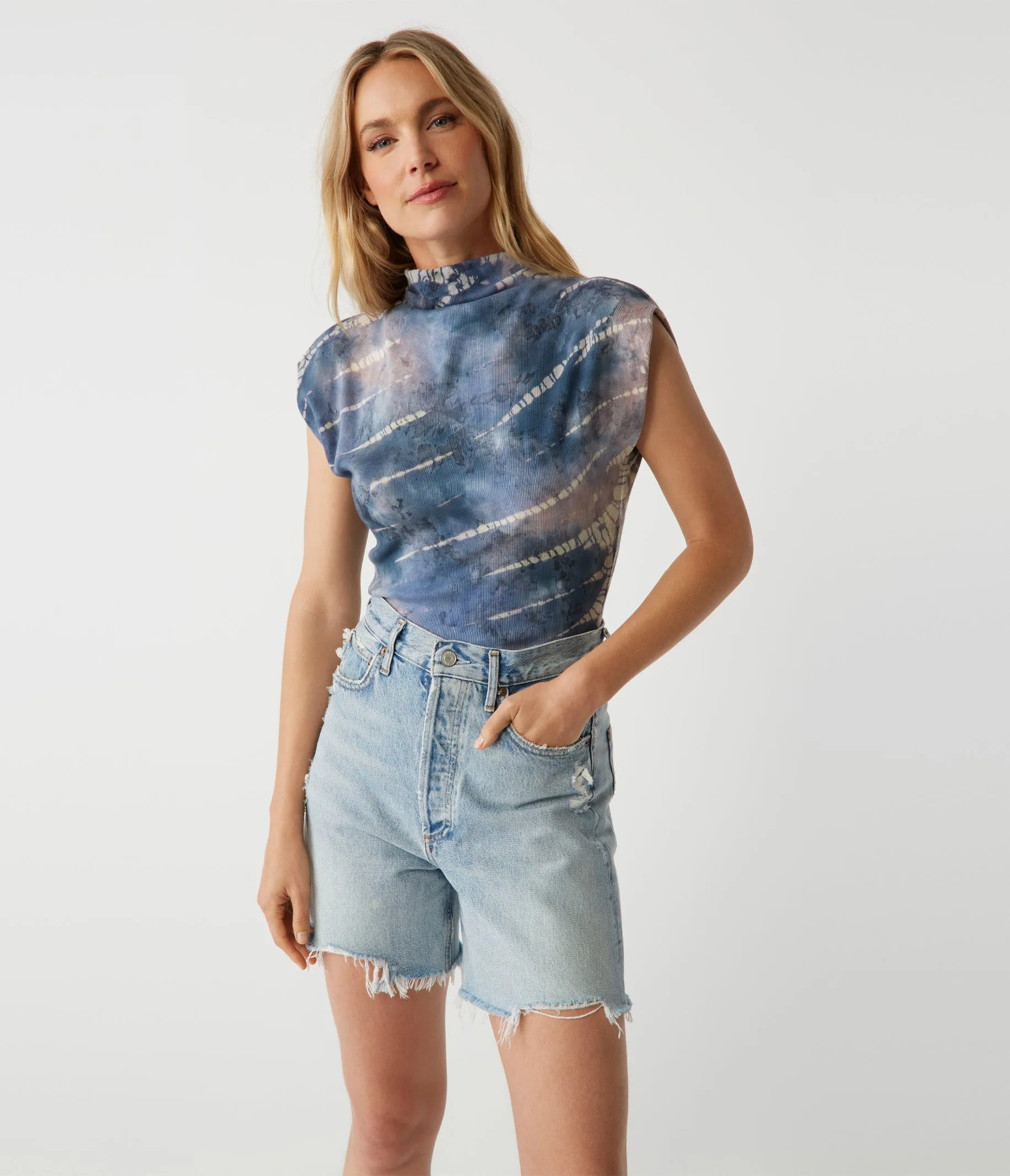 Aria Double Dye Top sold by Michael Stars product image thumbnail 2