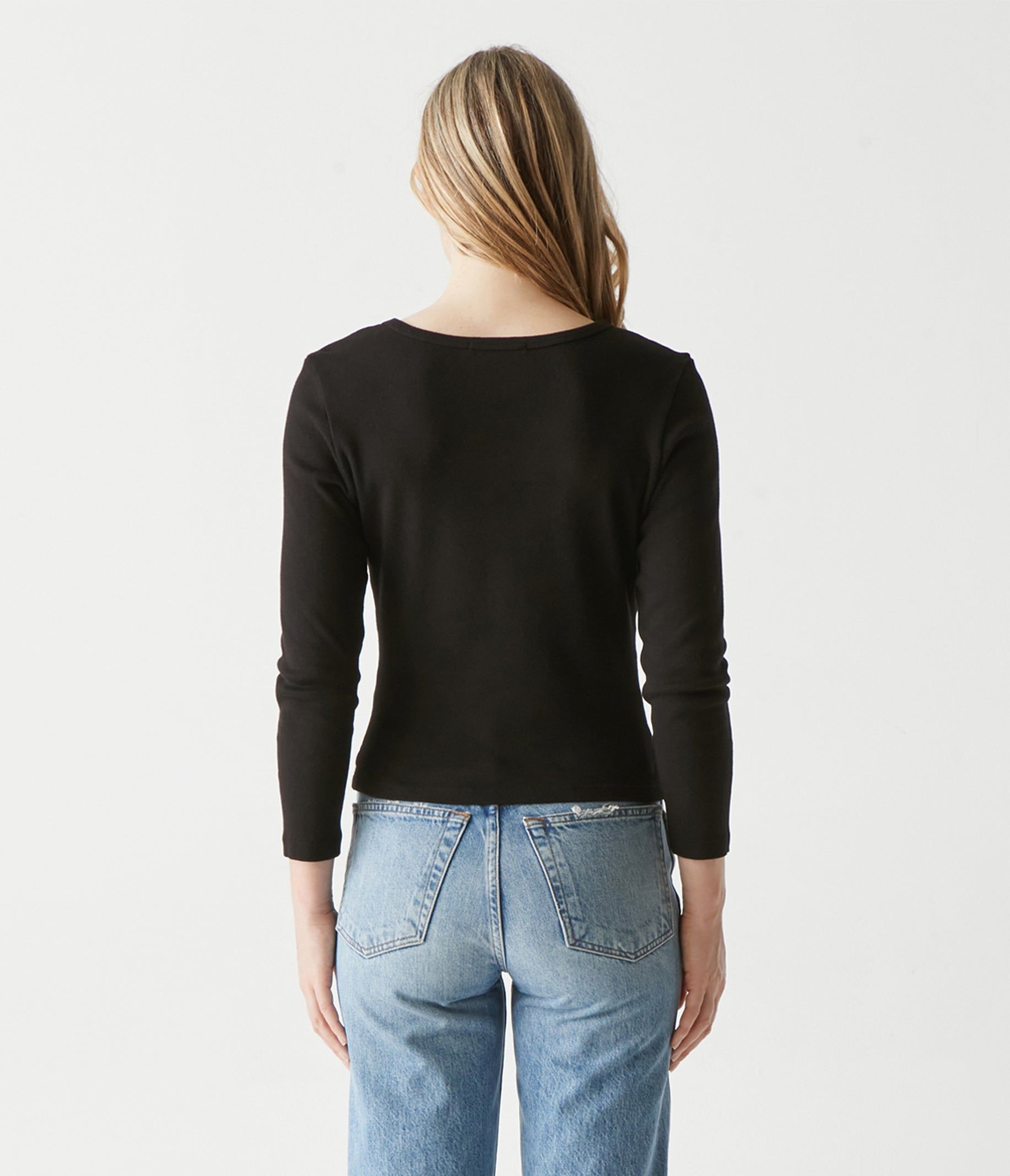 Emma Cropped Tee sold by Michael Stars product image thumbnail 4