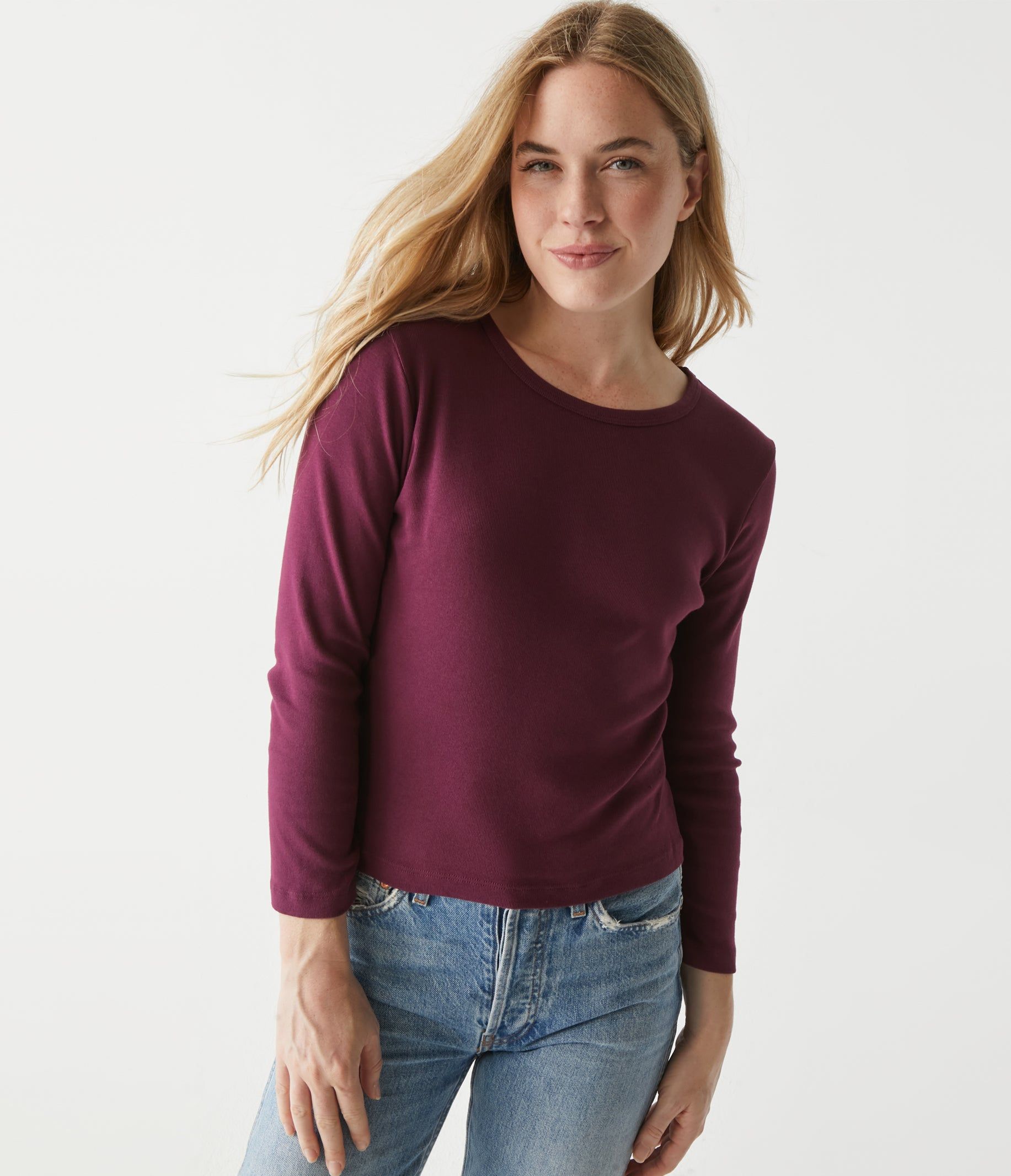 Emma Cropped Tee sold by Michael Stars product image thumbnail 5