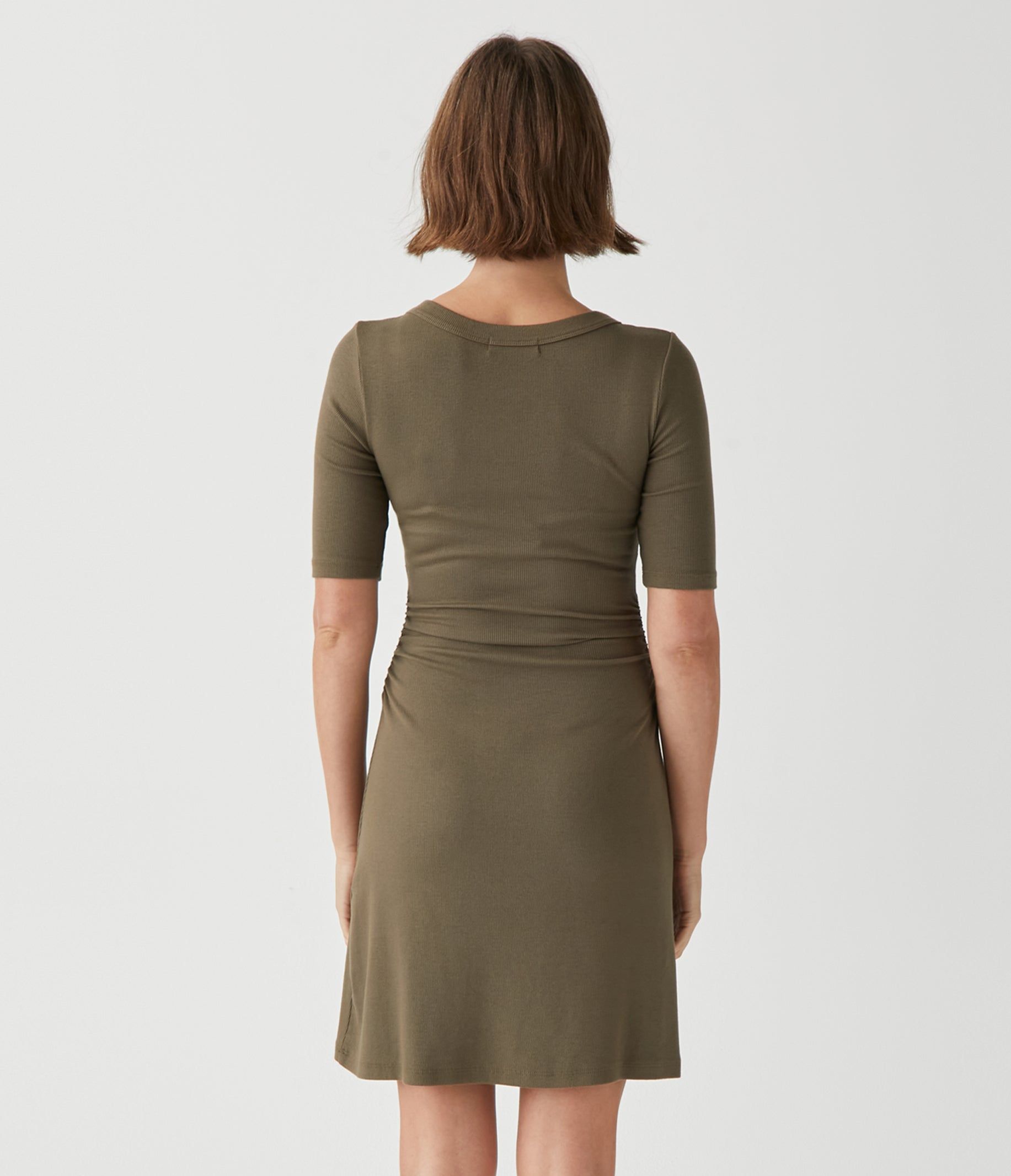Mona Ribbed Dress sold by Michael Stars product image thumbnail 8
