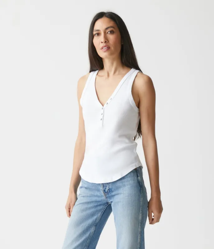 Luna Henley Tank made by Michael Stars