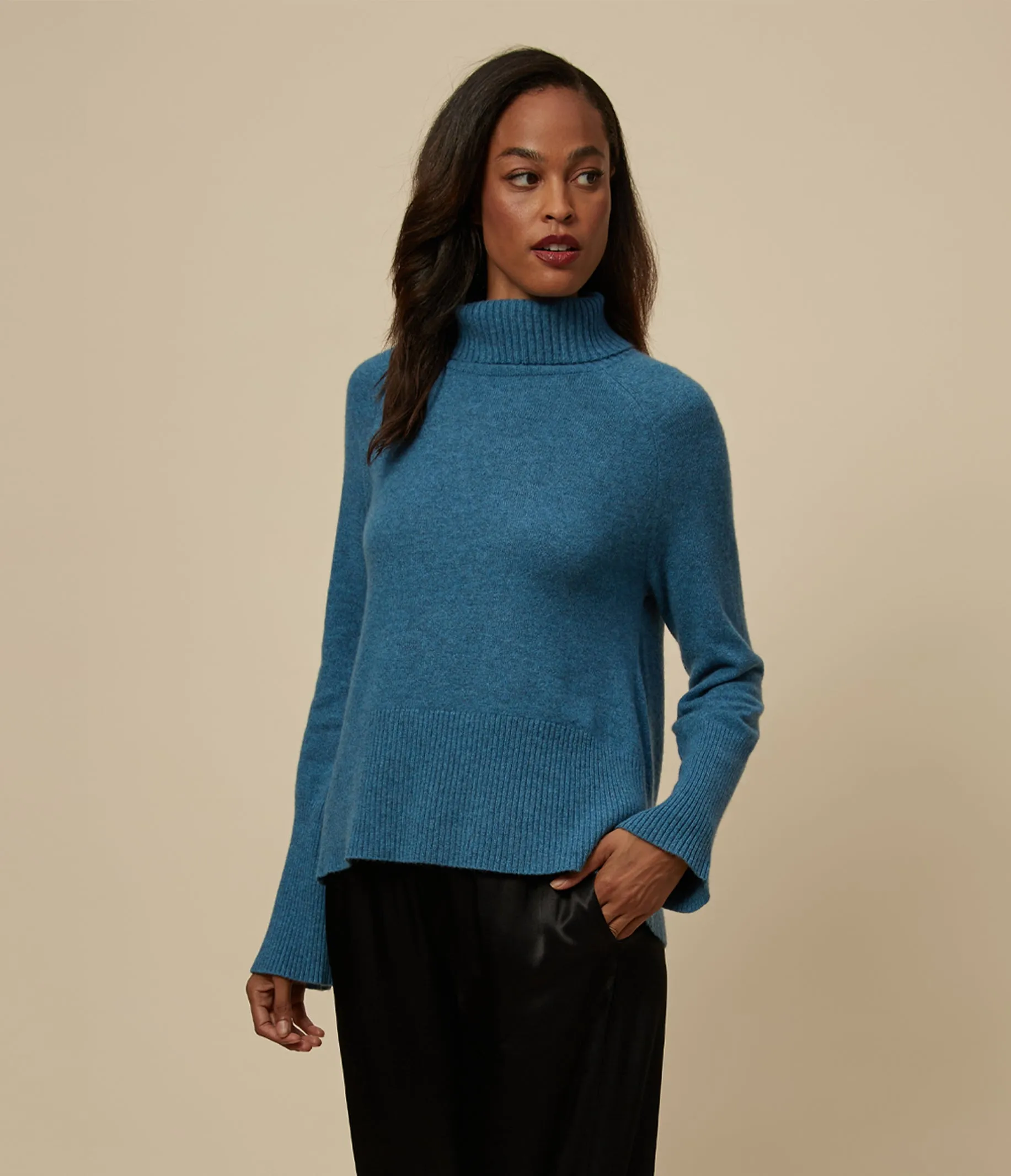 Blaire Turtleneck Cashmere Sweater sold by Michael Stars product image thumbnail 3