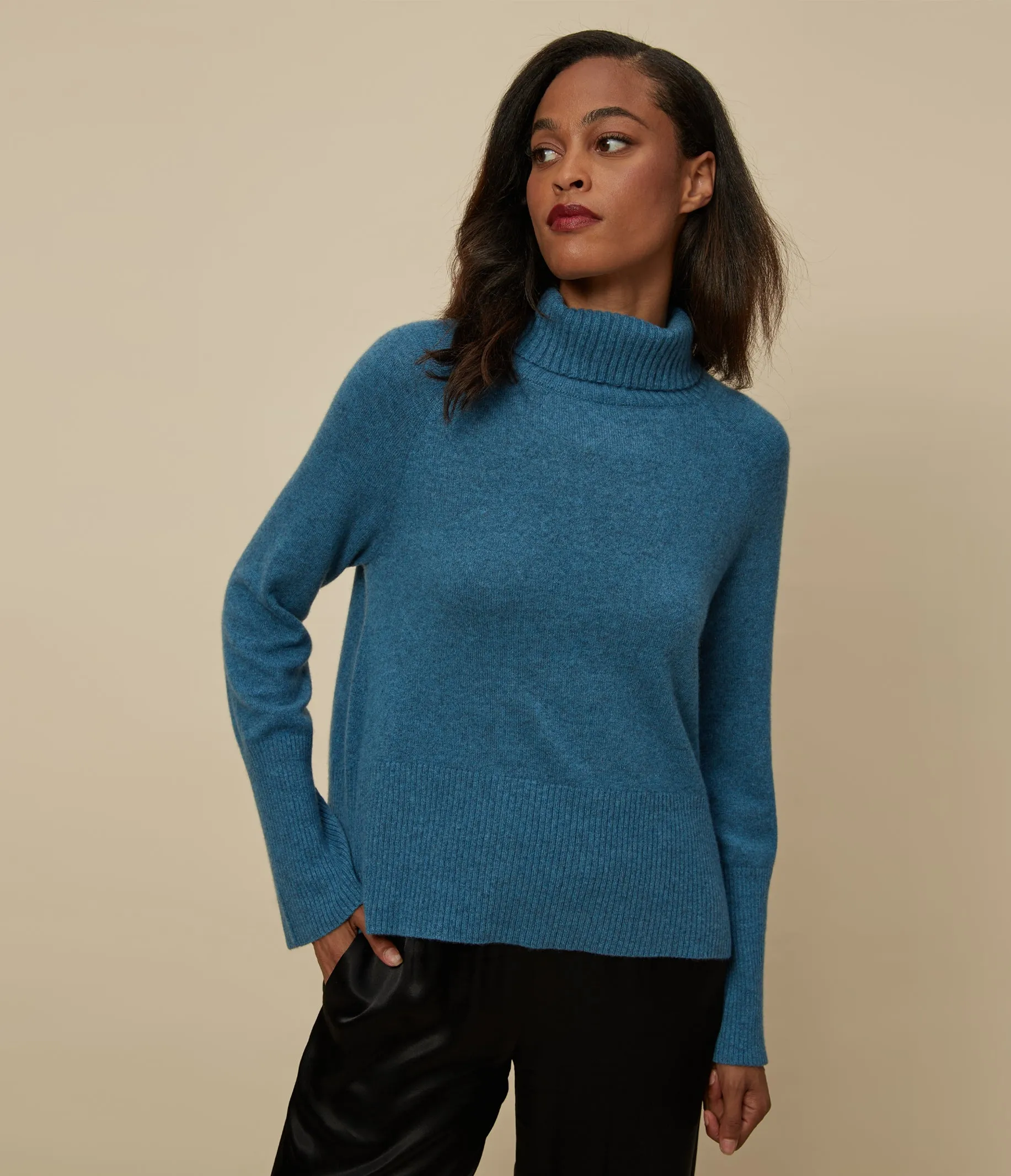 Blaire Turtleneck Cashmere Sweater sold by Michael Stars