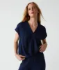 Evie Gauze Surplice Top sold by Michael Stars