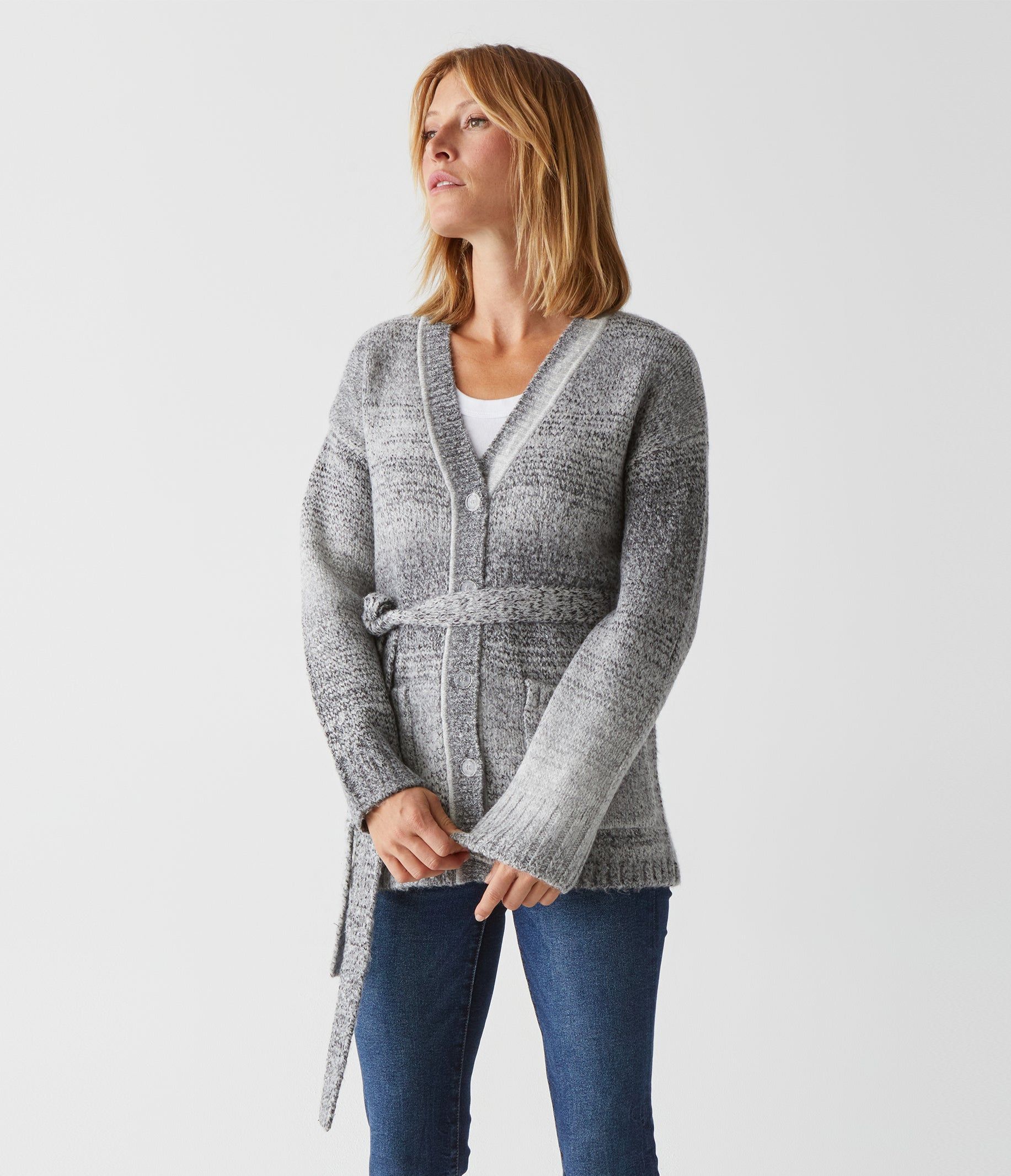 Merle Button Down Cardigan sold by Michael Stars product image thumbnail 3