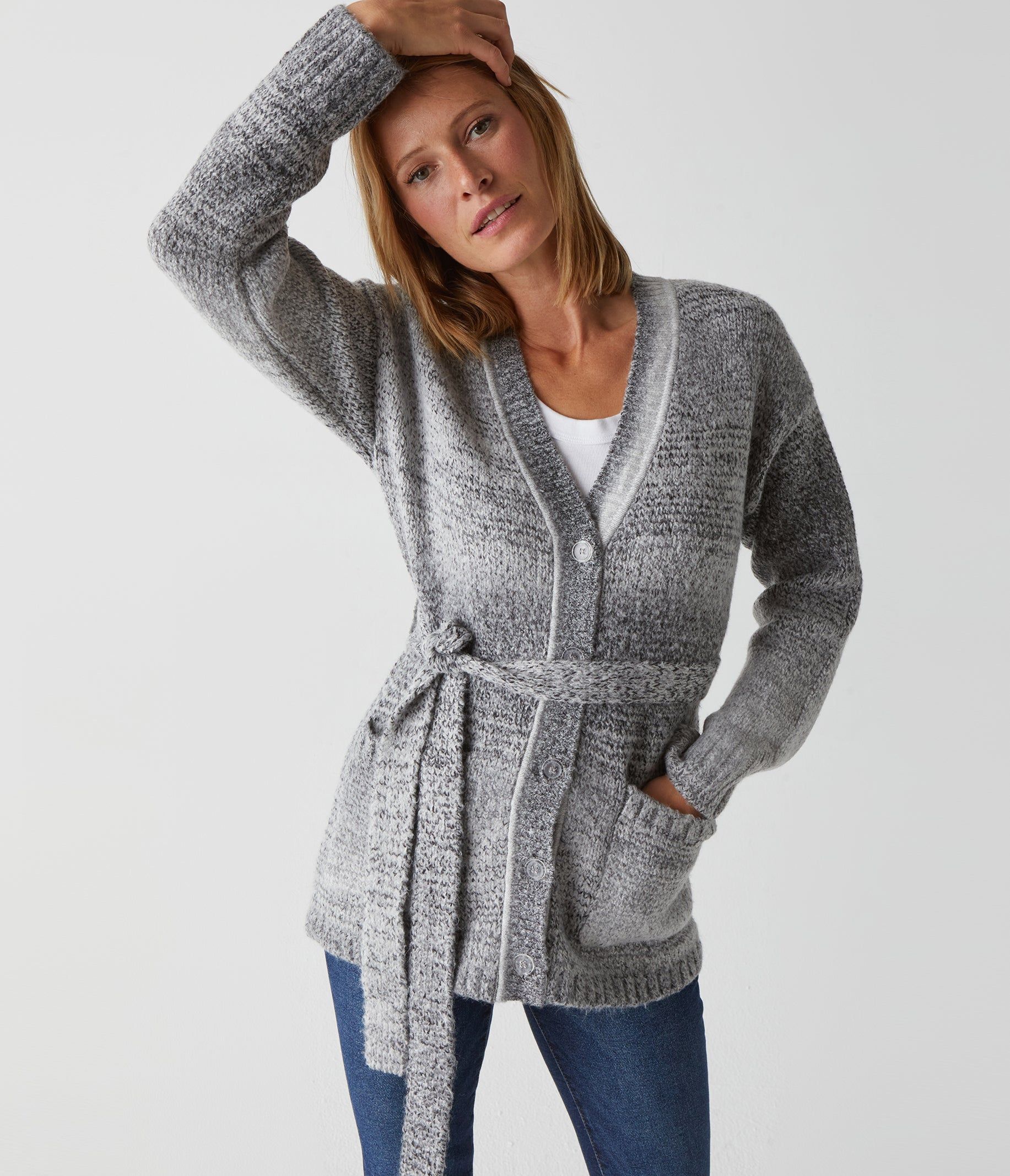 Merle Button Down Cardigan sold by Michael Stars