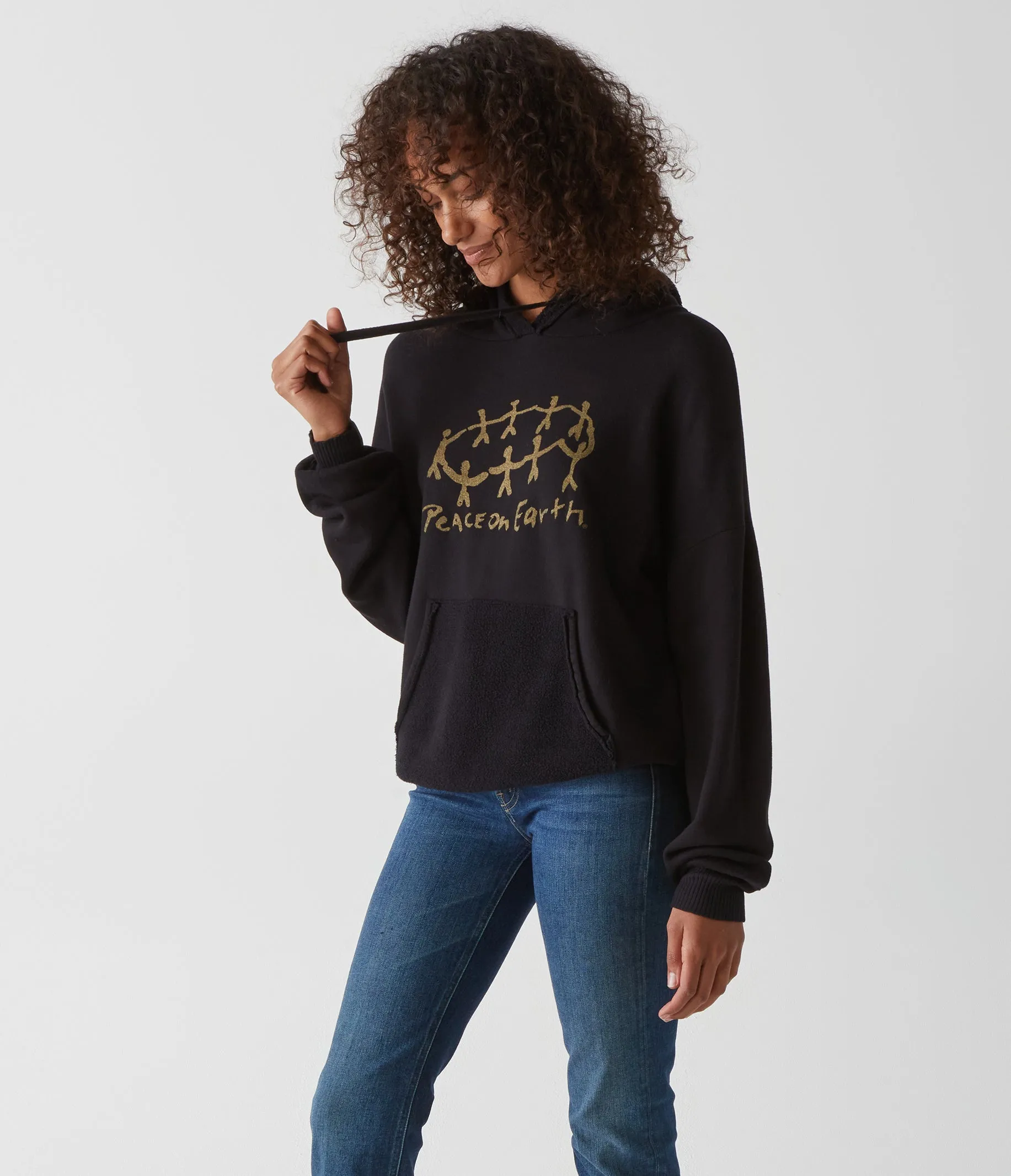 Peace on Earth Hoodie sold by Michael Stars product image thumbnail 3