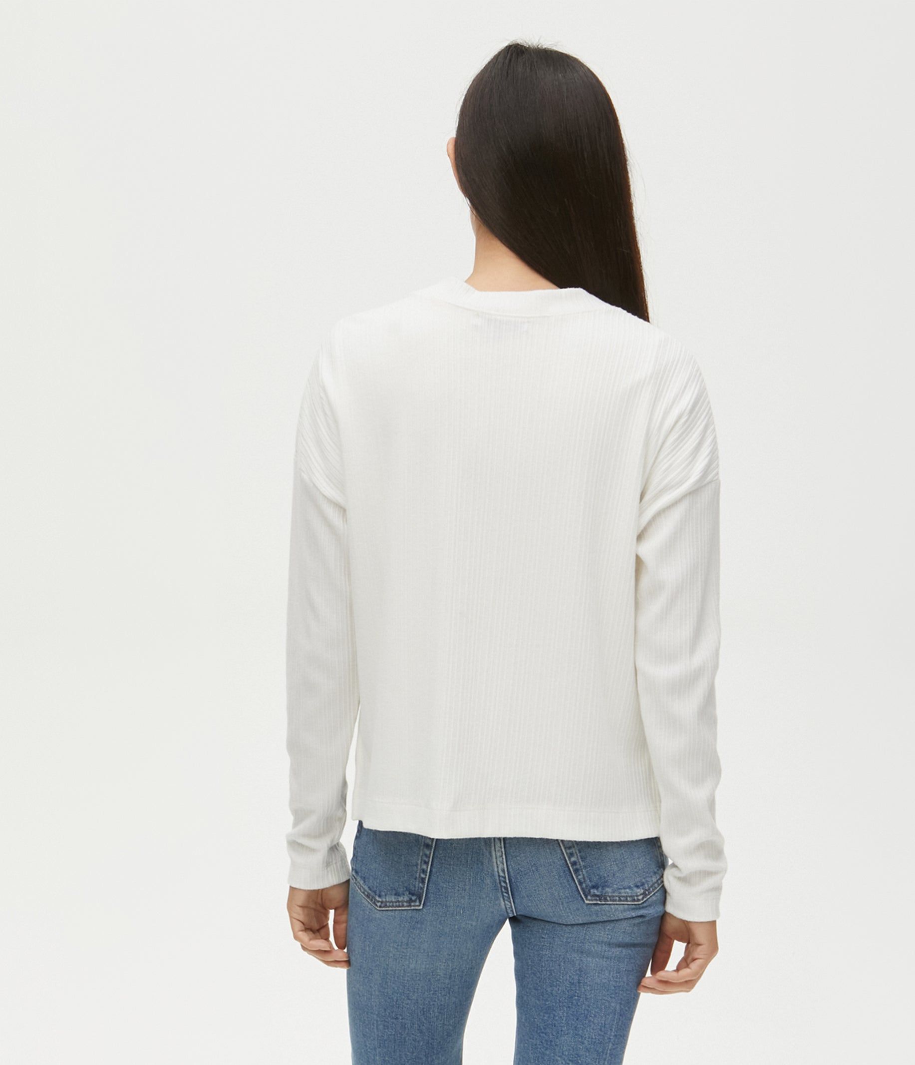 Ren Ribbed Cardigan sold by Michael Stars product image thumbnail 4