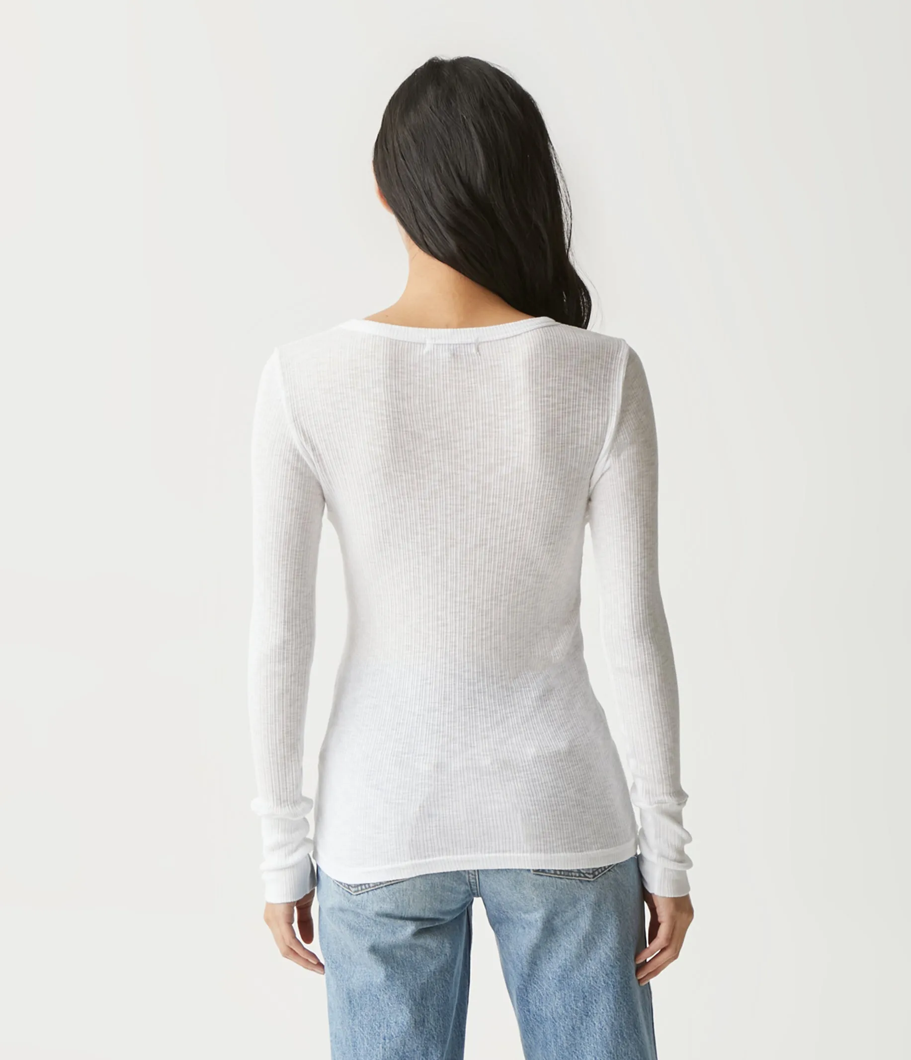 Harmonia Ribbed Tee sold by Michael Stars product image thumbnail 4