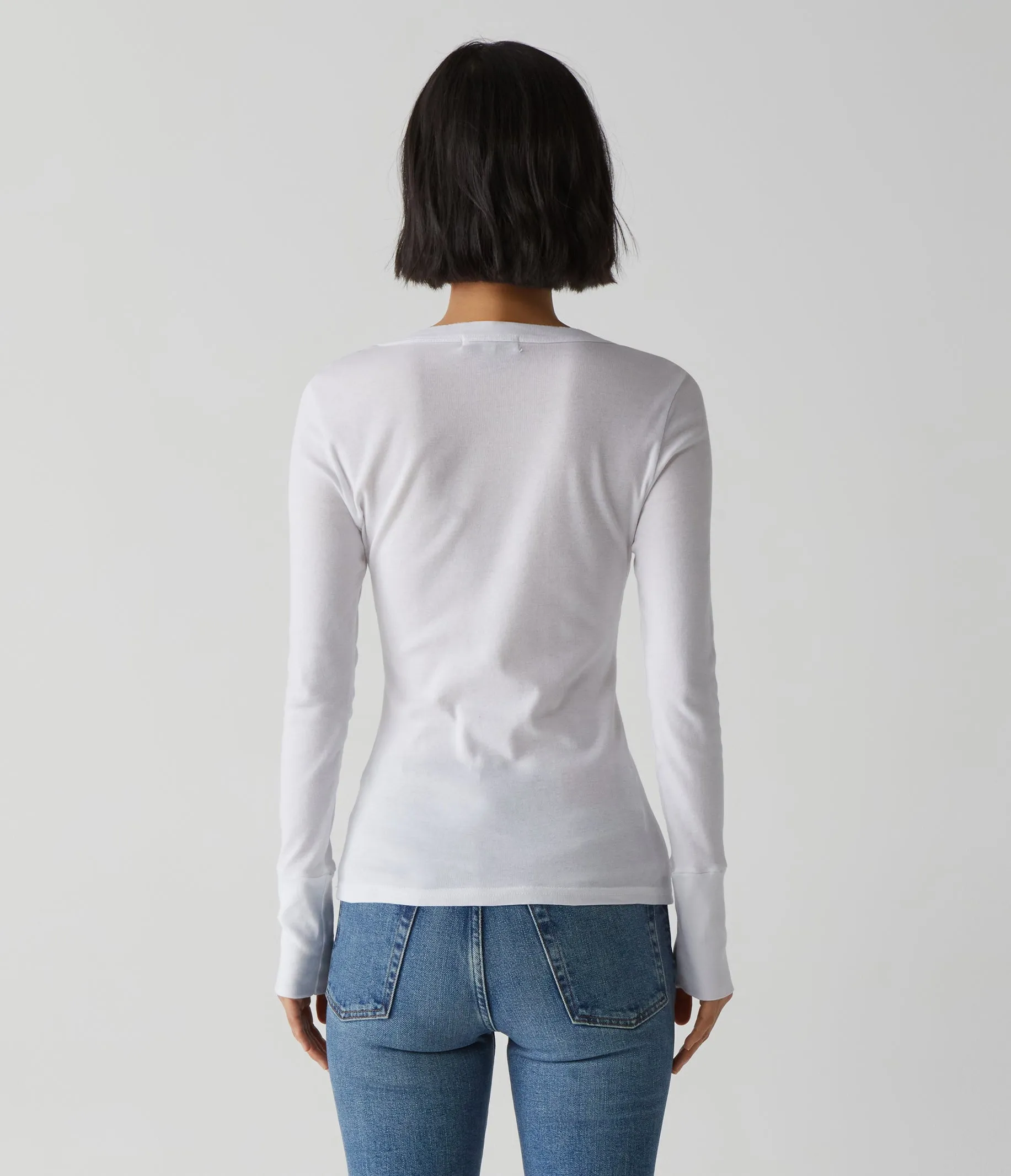 Molly Supima V-Neck Tee sold by Michael Stars product image thumbnail 4