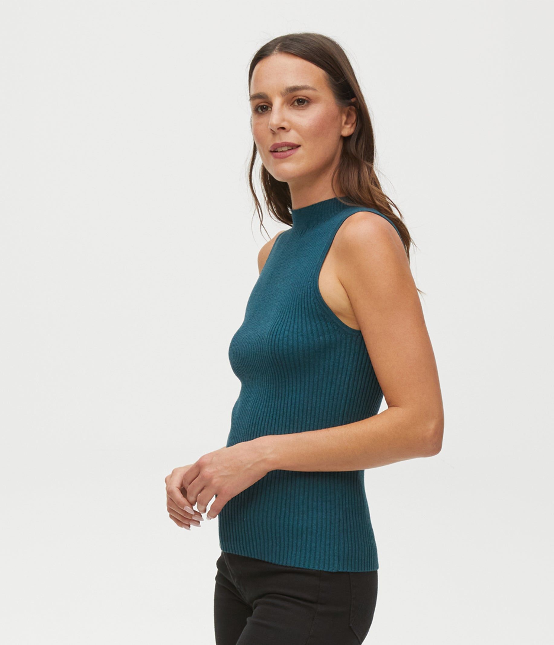 Kara Ribbed Top sold by Michael Stars product image thumbnail 13