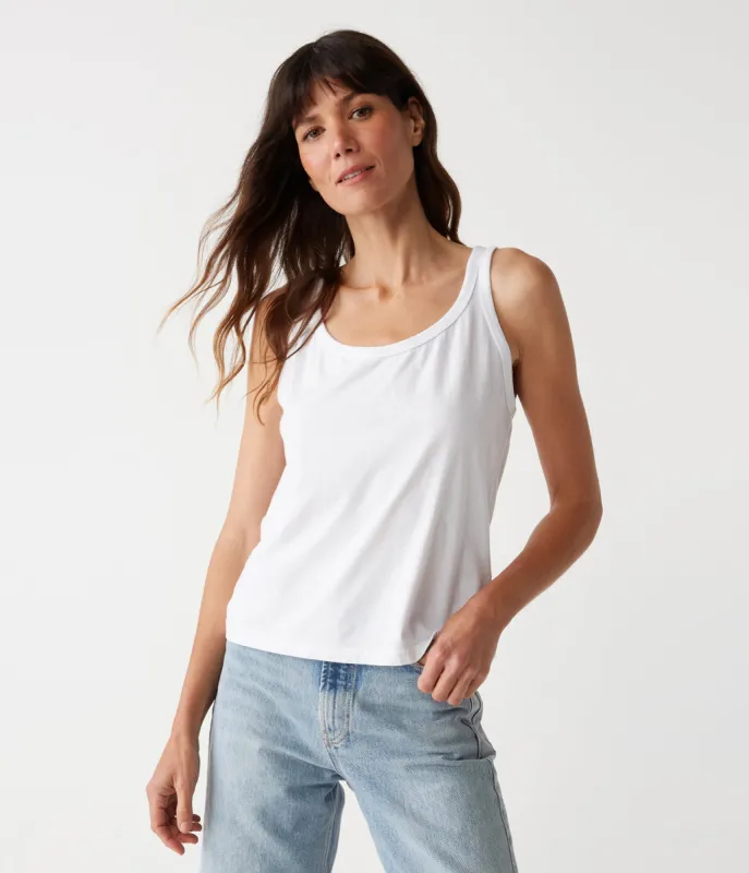 Olympia Scoop Neck Tank made by Michael Stars