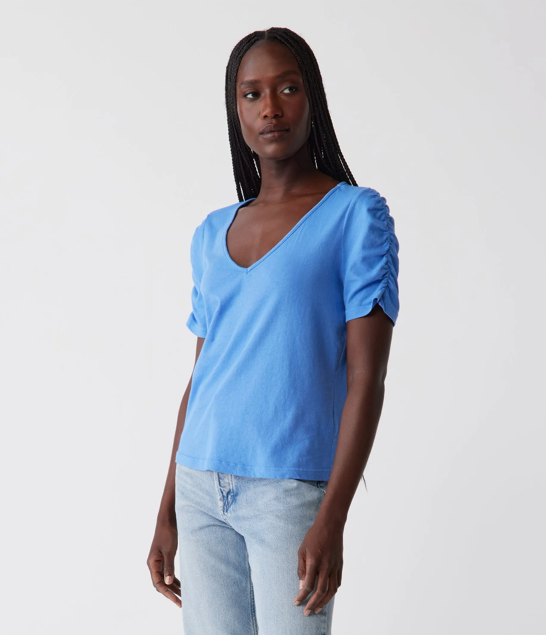 Josie Ruched Sleeve Tee sold by Michael Stars product image thumbnail 3