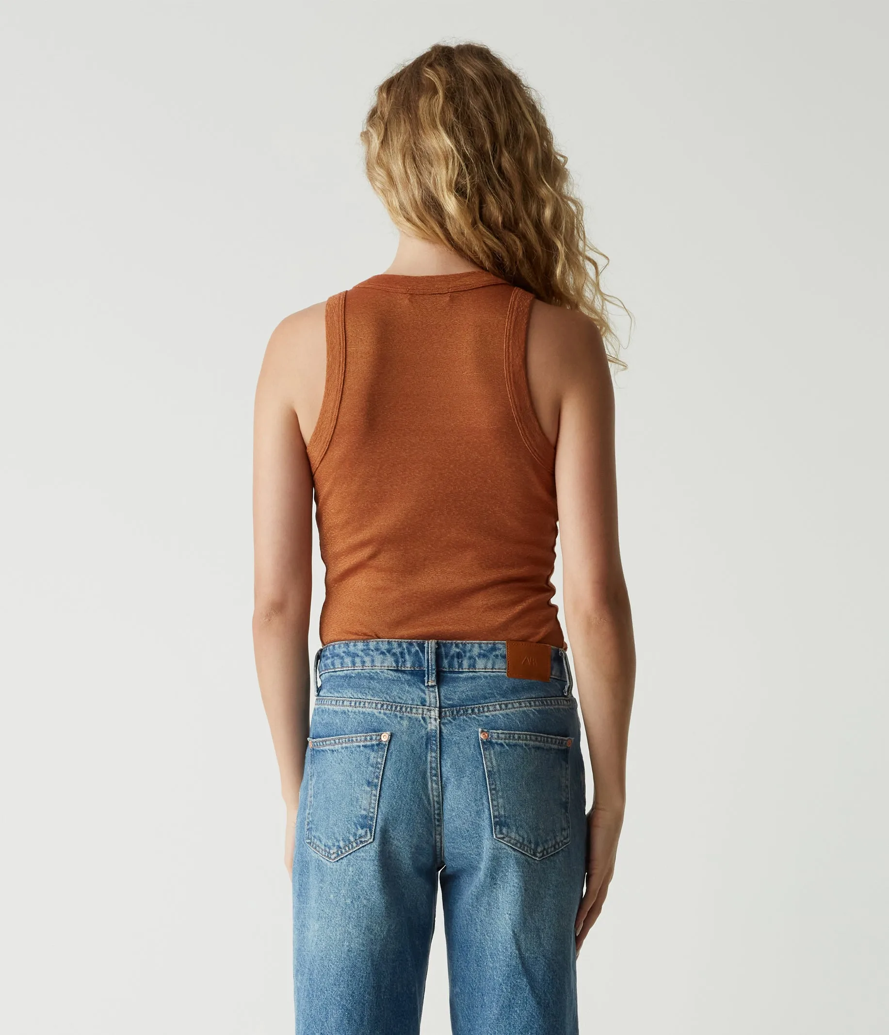 Paloma Shine Tank sold by Michael Stars product image thumbnail 4