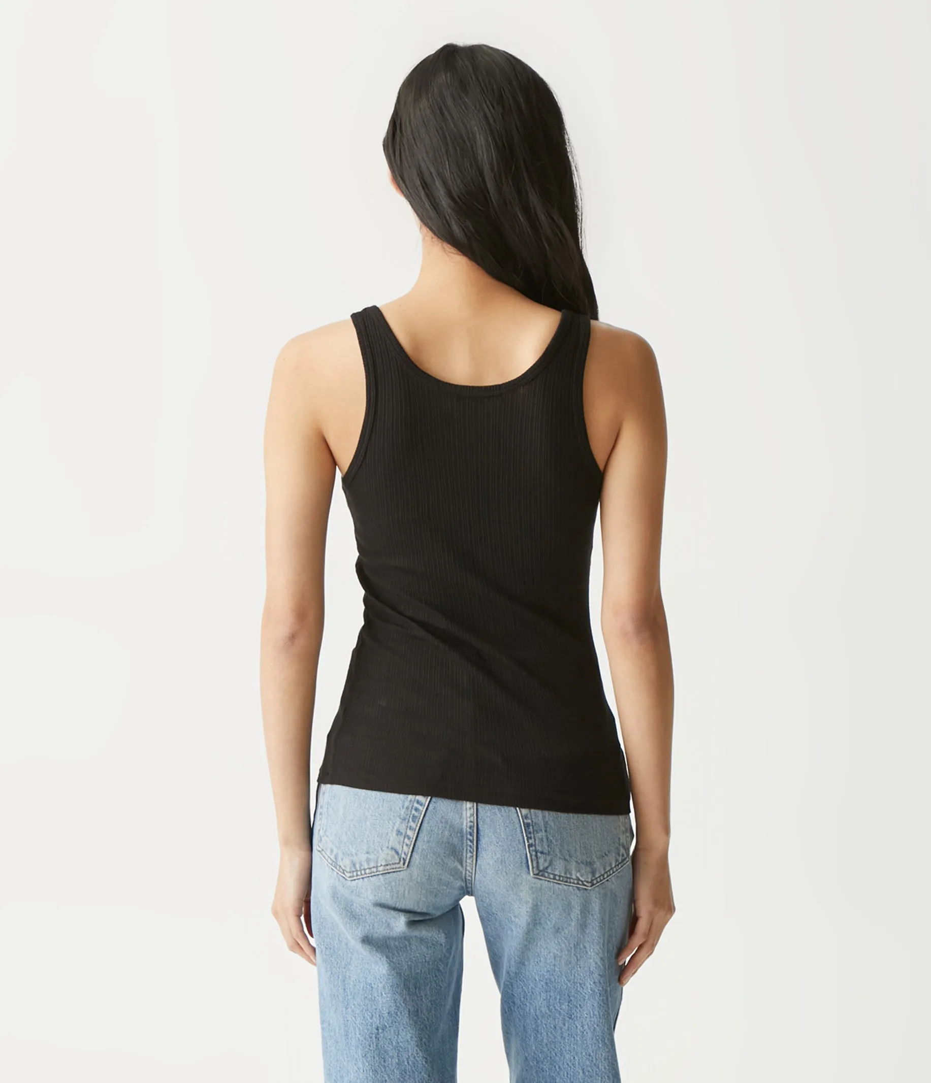 Mia Ribbed Tank sold by Michael Stars product image thumbnail 4