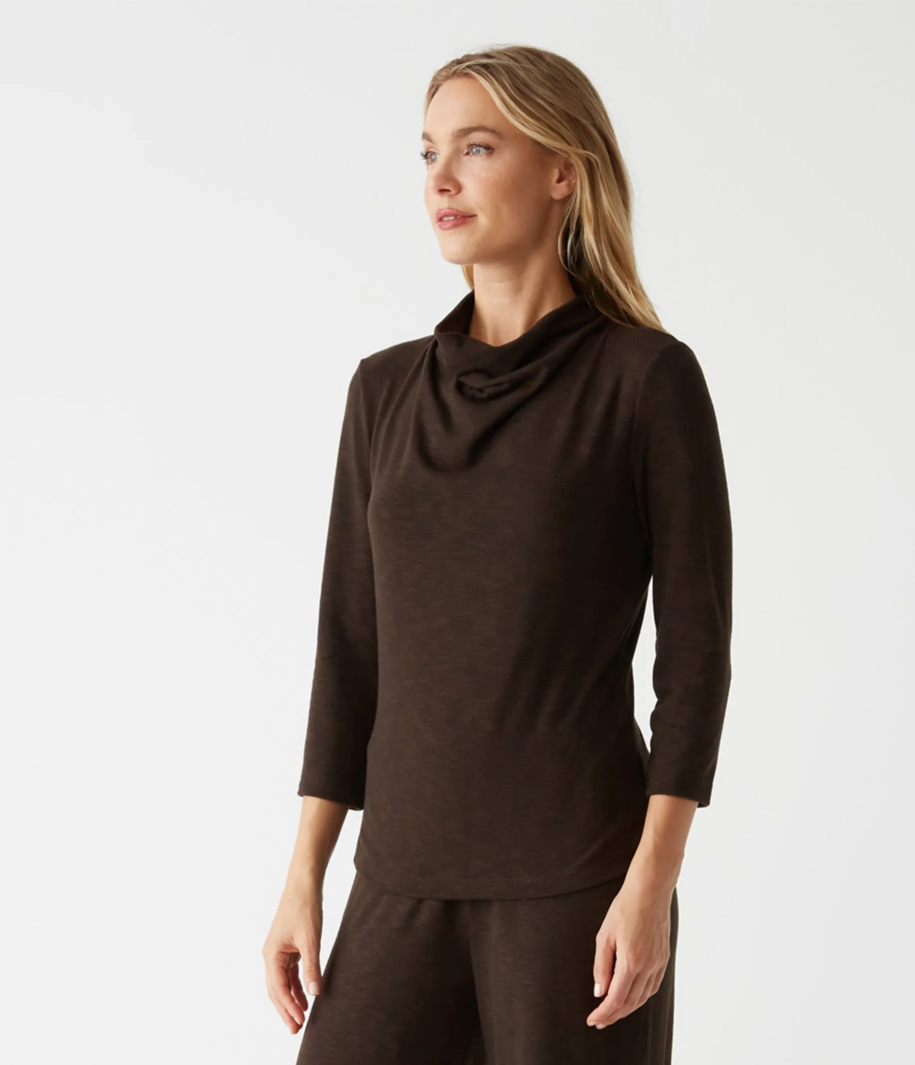 Lynn Cowl Neck Top sold by Michael Stars product image thumbnail 3