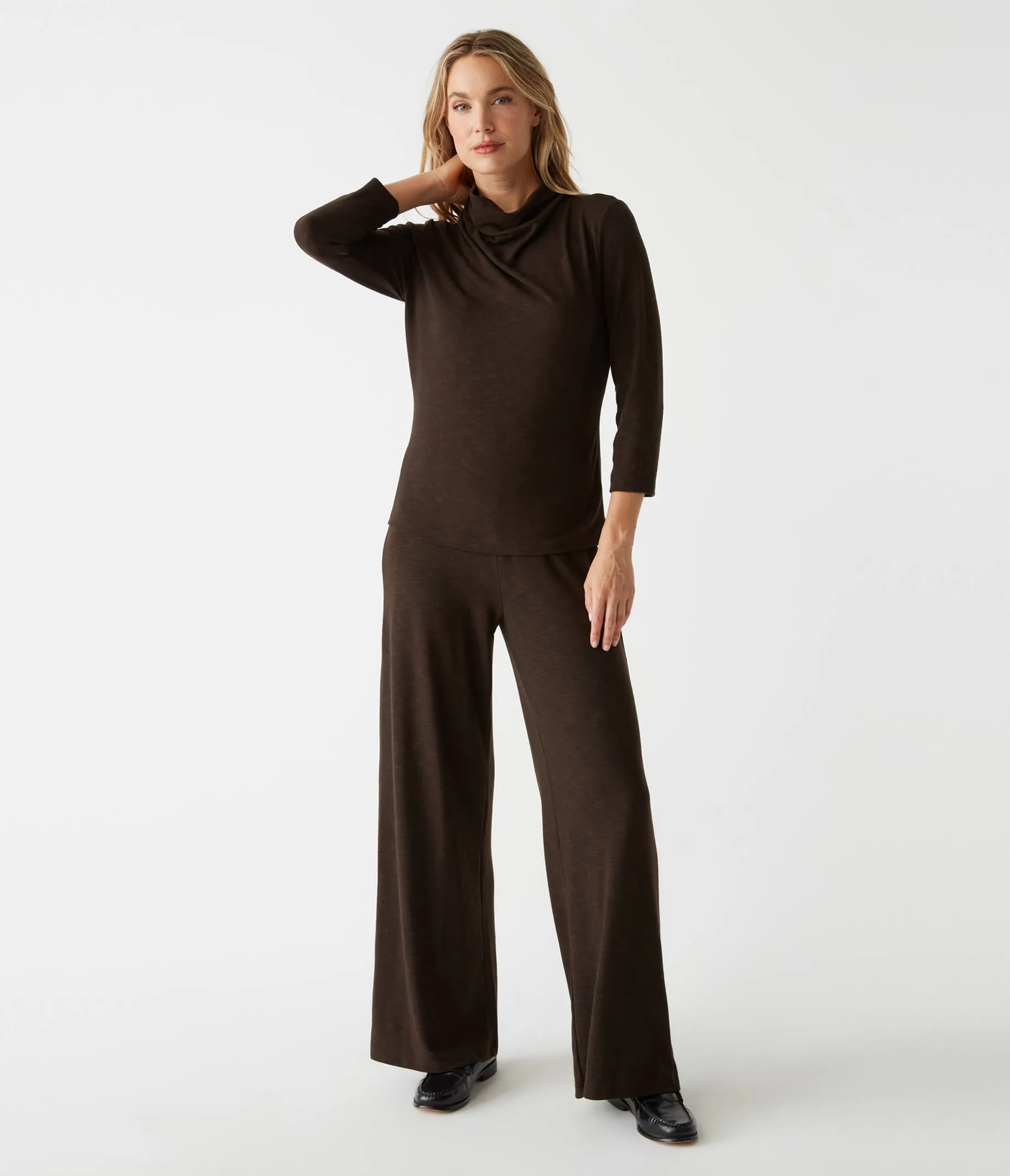 Lynn Cowl Neck Top sold by Michael Stars product image thumbnail 2