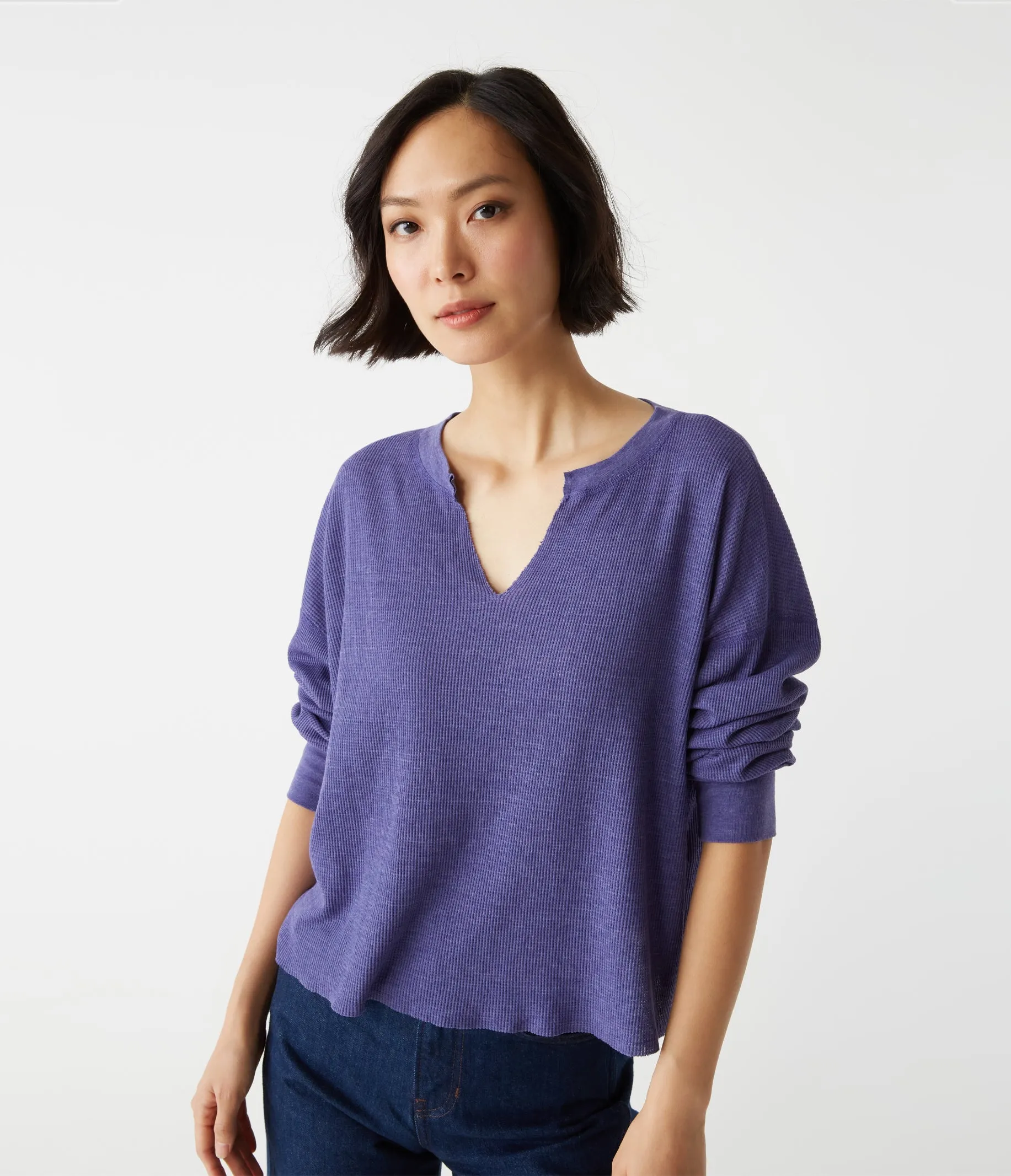 Delia Thermal Tee sold by Michael Stars product image thumbnail 5