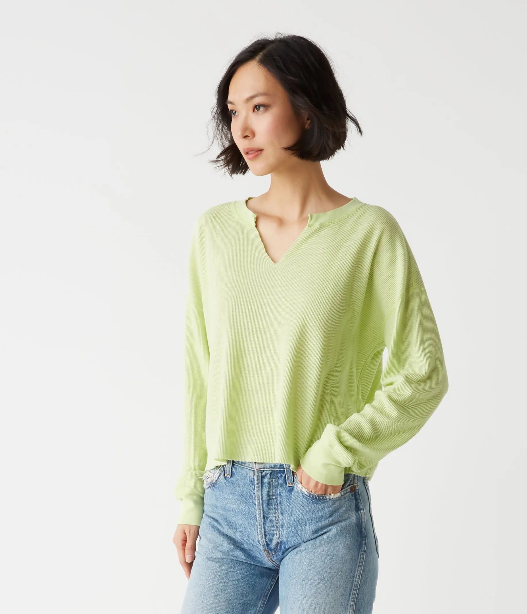 Delia Thermal Tee sold by Michael Stars product image thumbnail 3