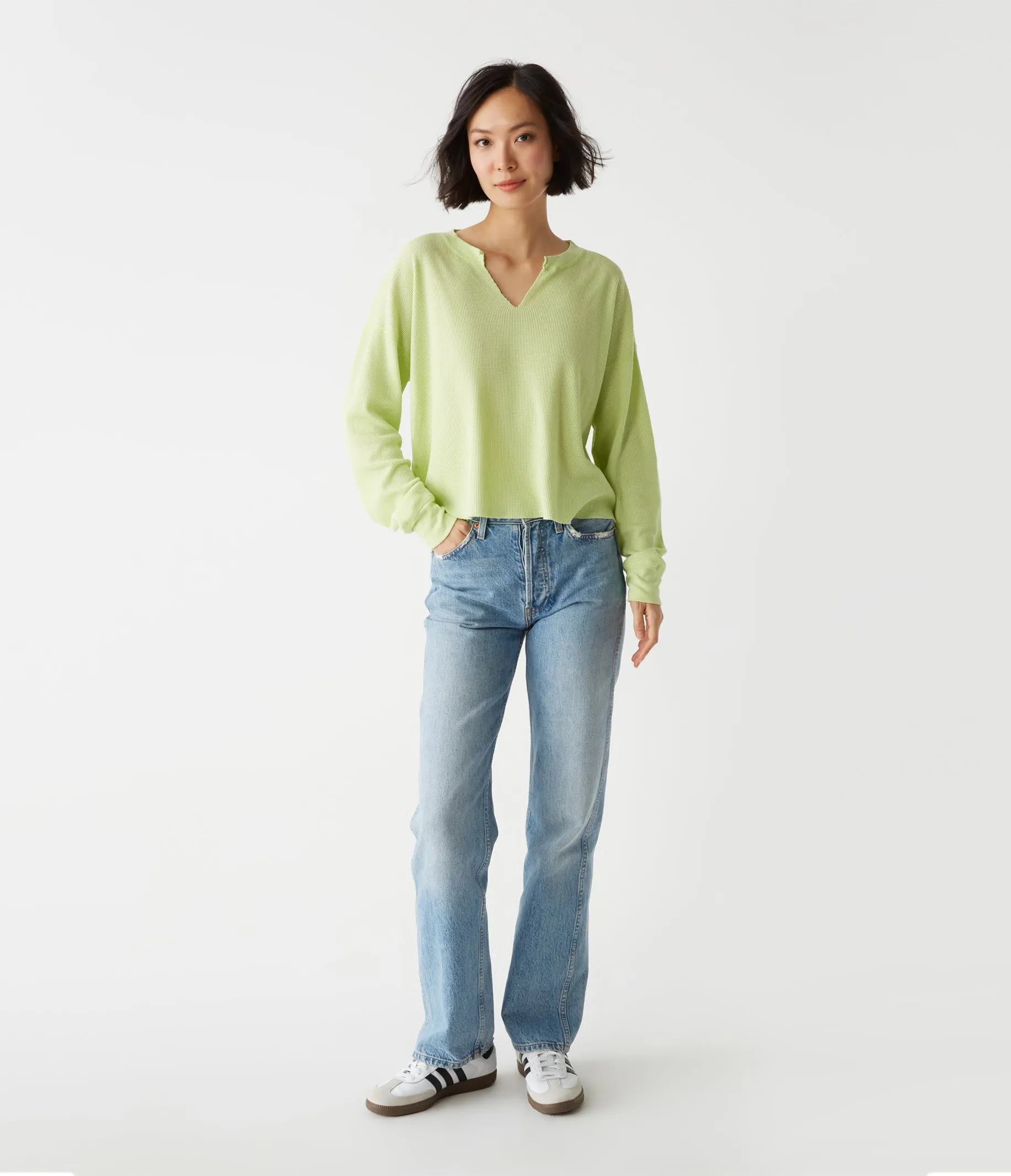 Delia Thermal Tee sold by Michael Stars product image thumbnail 2