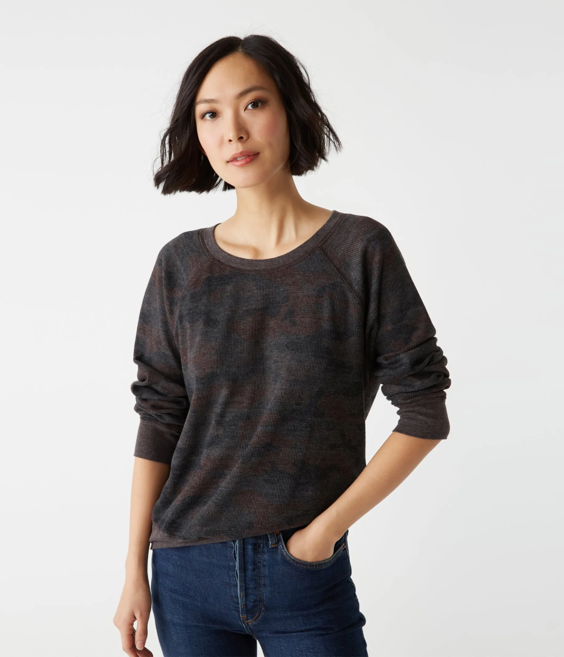 Mira Camo Pullover sold by Michael Stars product image thumbnail 5