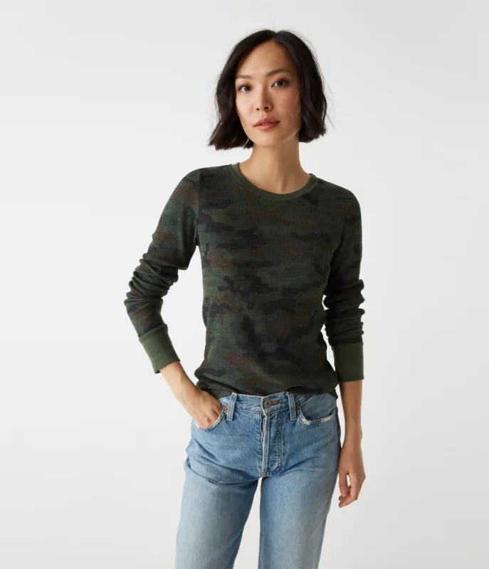 Juliet Camo Thermal sold by Michael Stars