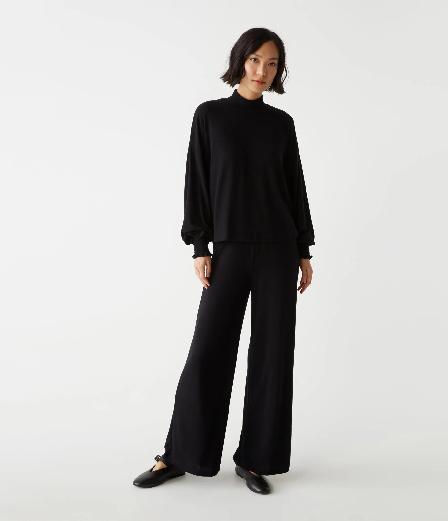 Lila Mock Neck Top sold by Michael Stars product image thumbnail 2