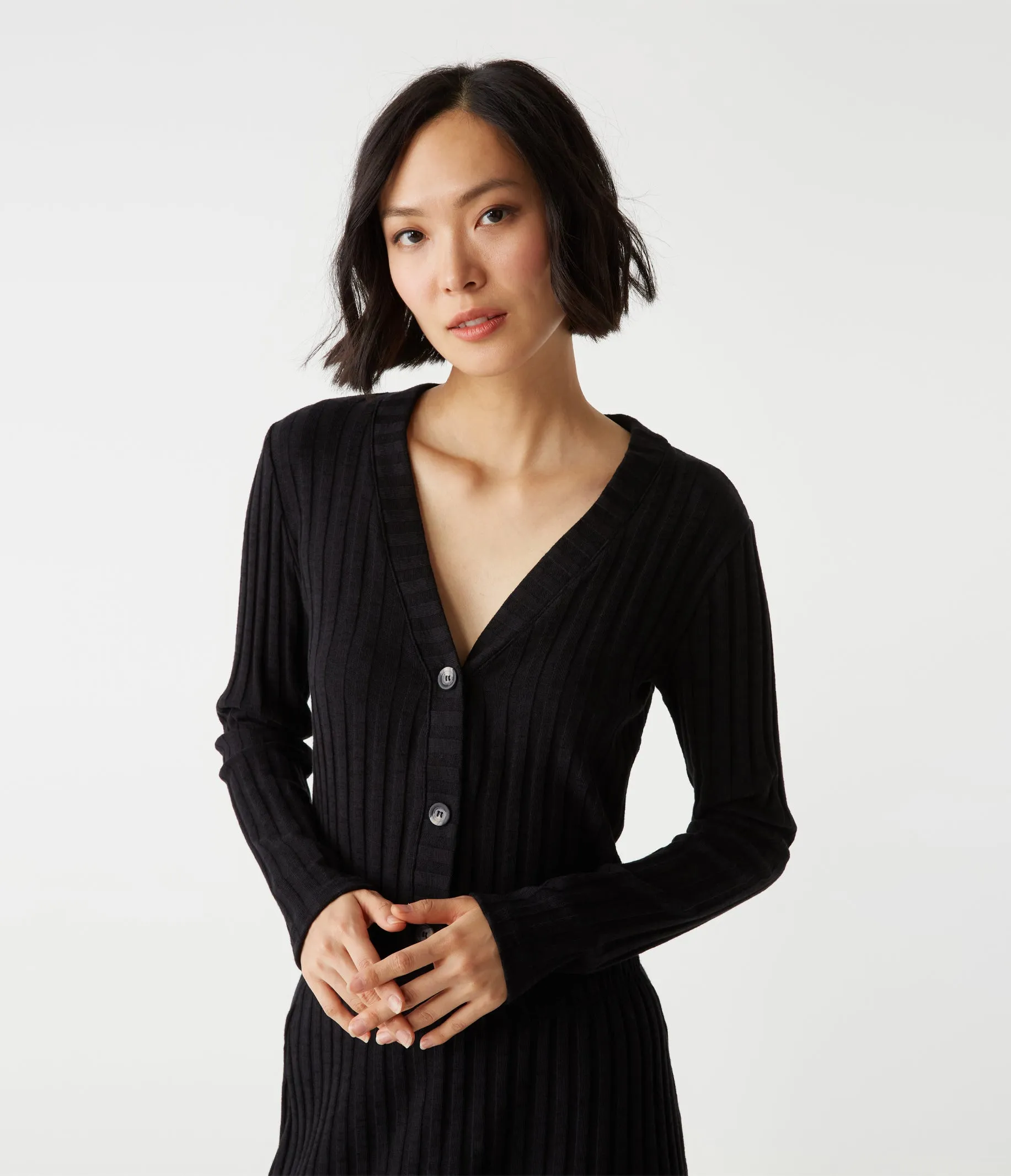 Ellis Cropped Cardigan sold by Michael Stars product image thumbnail 5