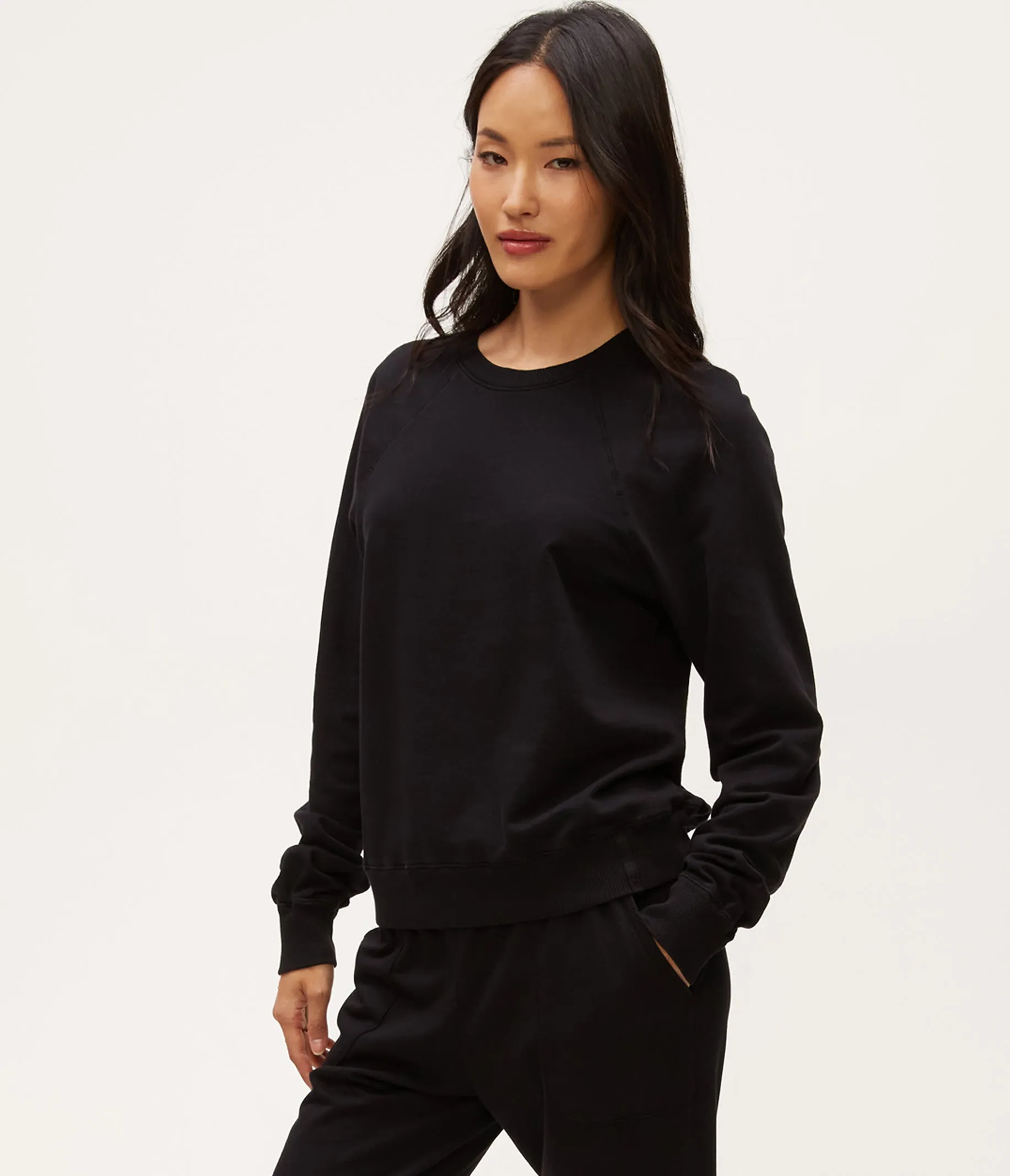 Shayla Raglan Sweatshirt sold by Michael Stars product image thumbnail 3