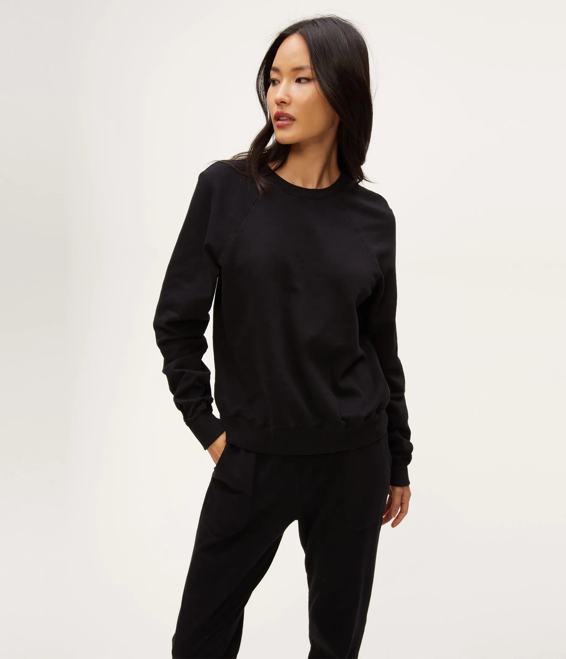 Shayla Raglan Sweatshirt sold by Michael Stars