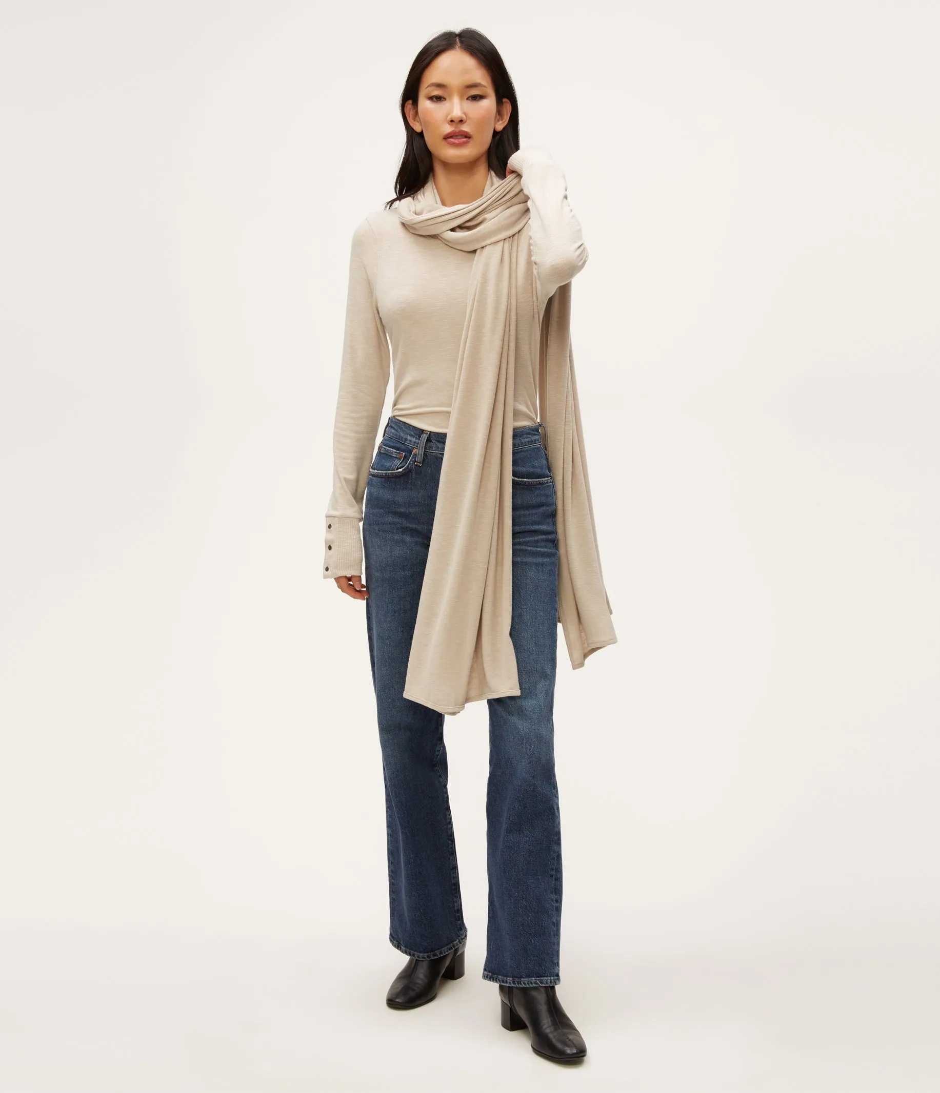 Connie Wrap Scarf sold by Michael Stars product image thumbnail 3