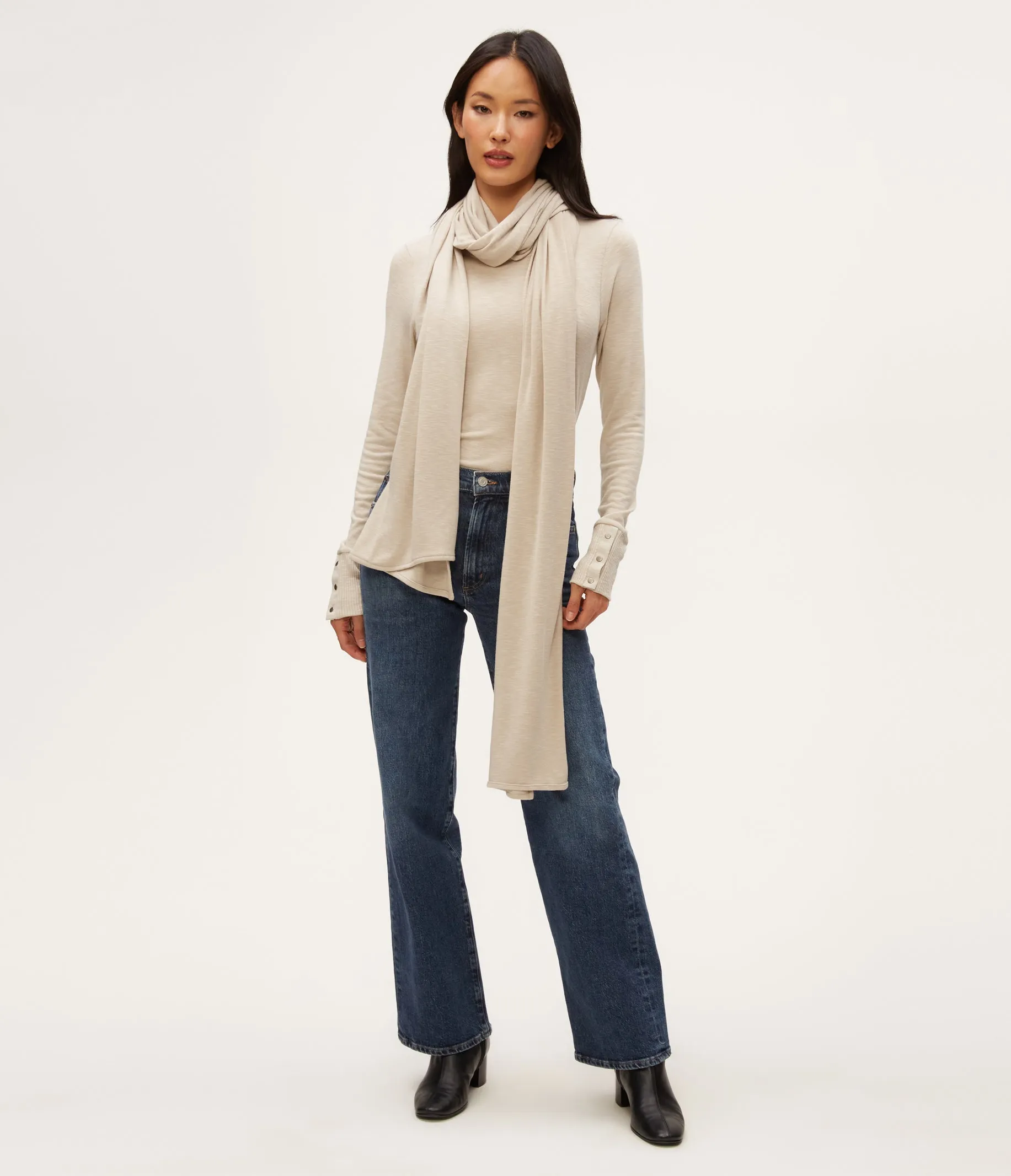 Connie Wrap Scarf sold by Michael Stars product image thumbnail 4